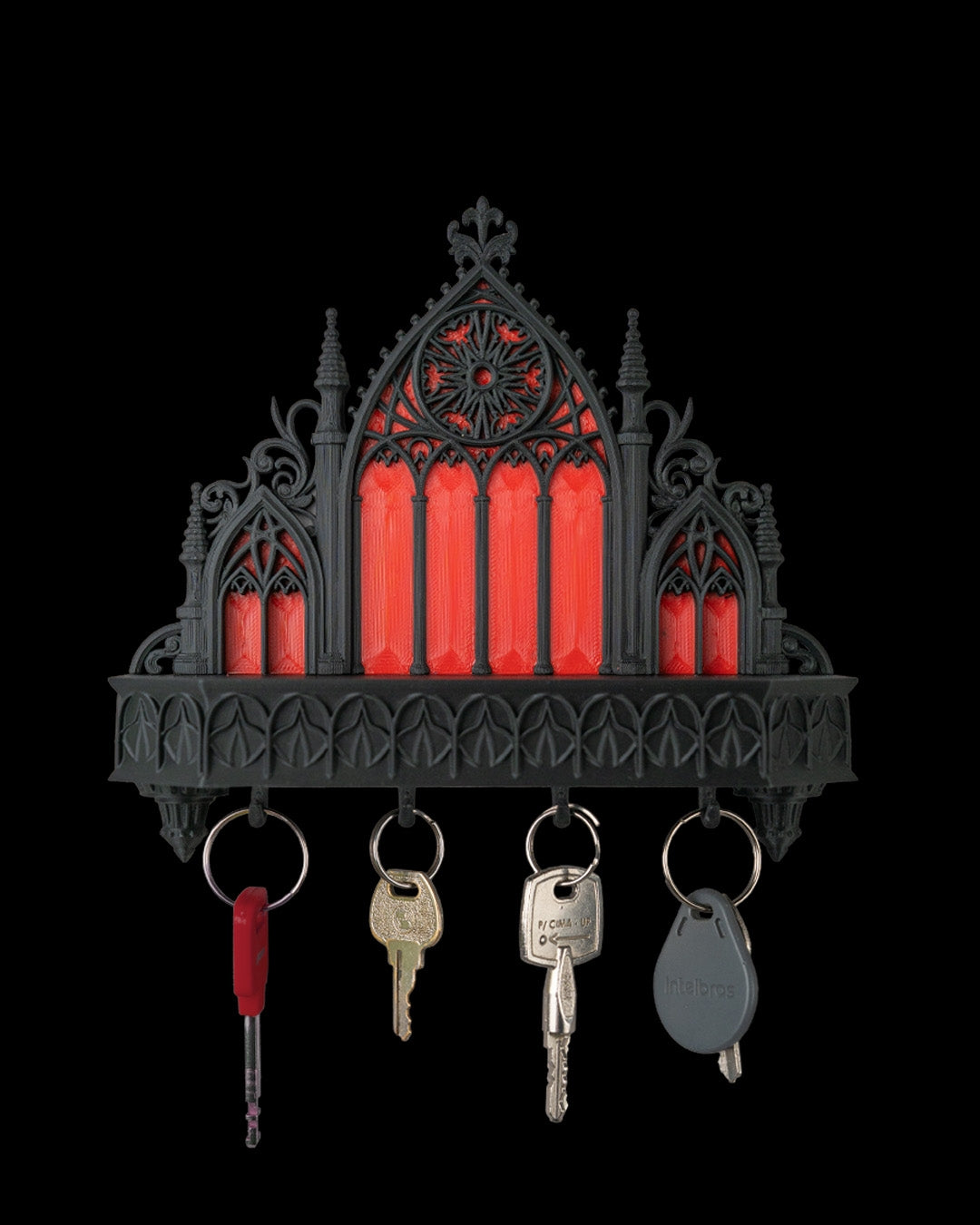 Sanctuary Key Holder — Gothic Cathedral FDM Print