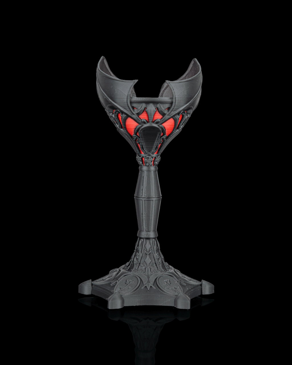 Dark Chalice — Gothic Candle Holder | FDM Print