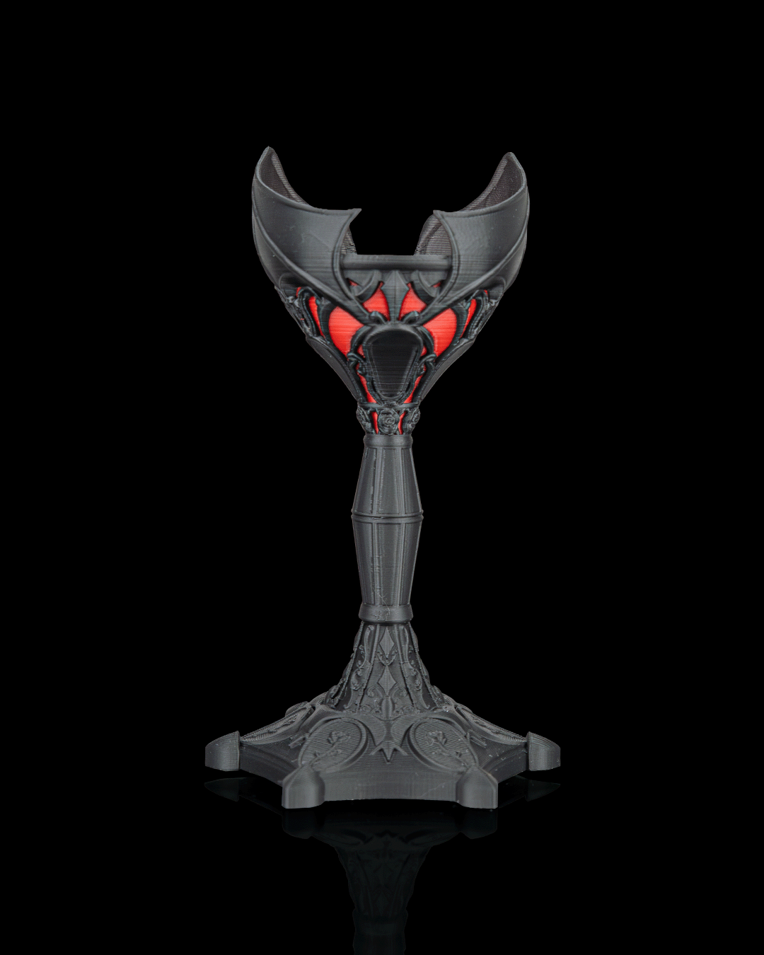 Dark Chalice — Gothic Candle Holder | FDM Print
