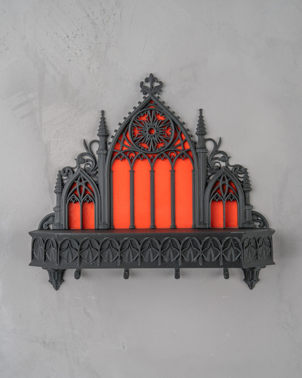 Sanctuary Key Holder — Gothic Cathedral FDM Print