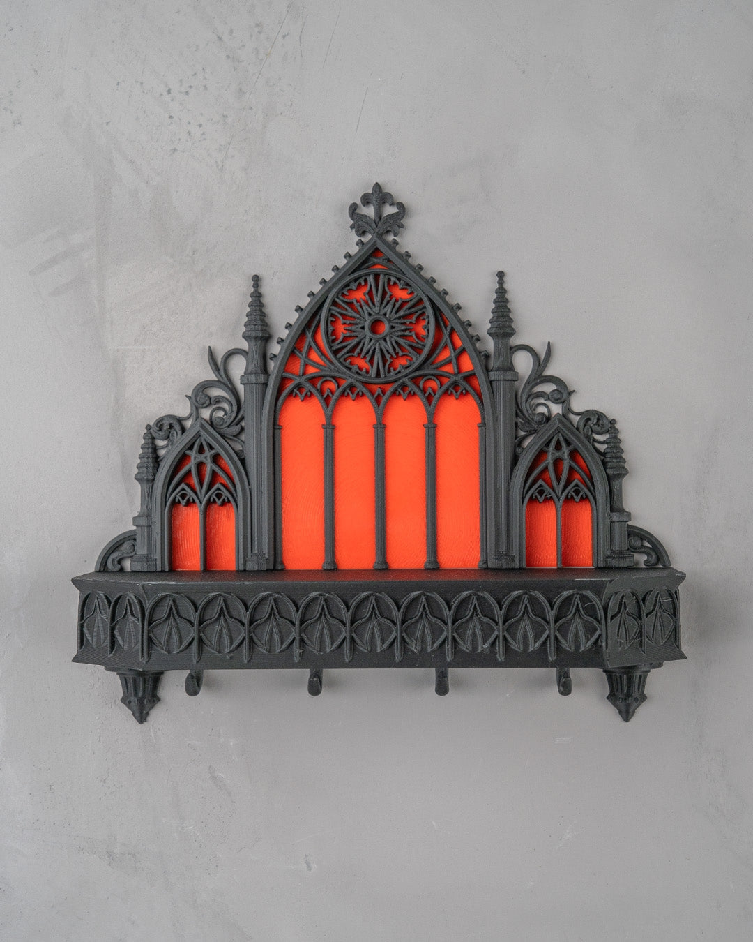 Sanctuary Key Holder — Gothic Cathedral FDM Print