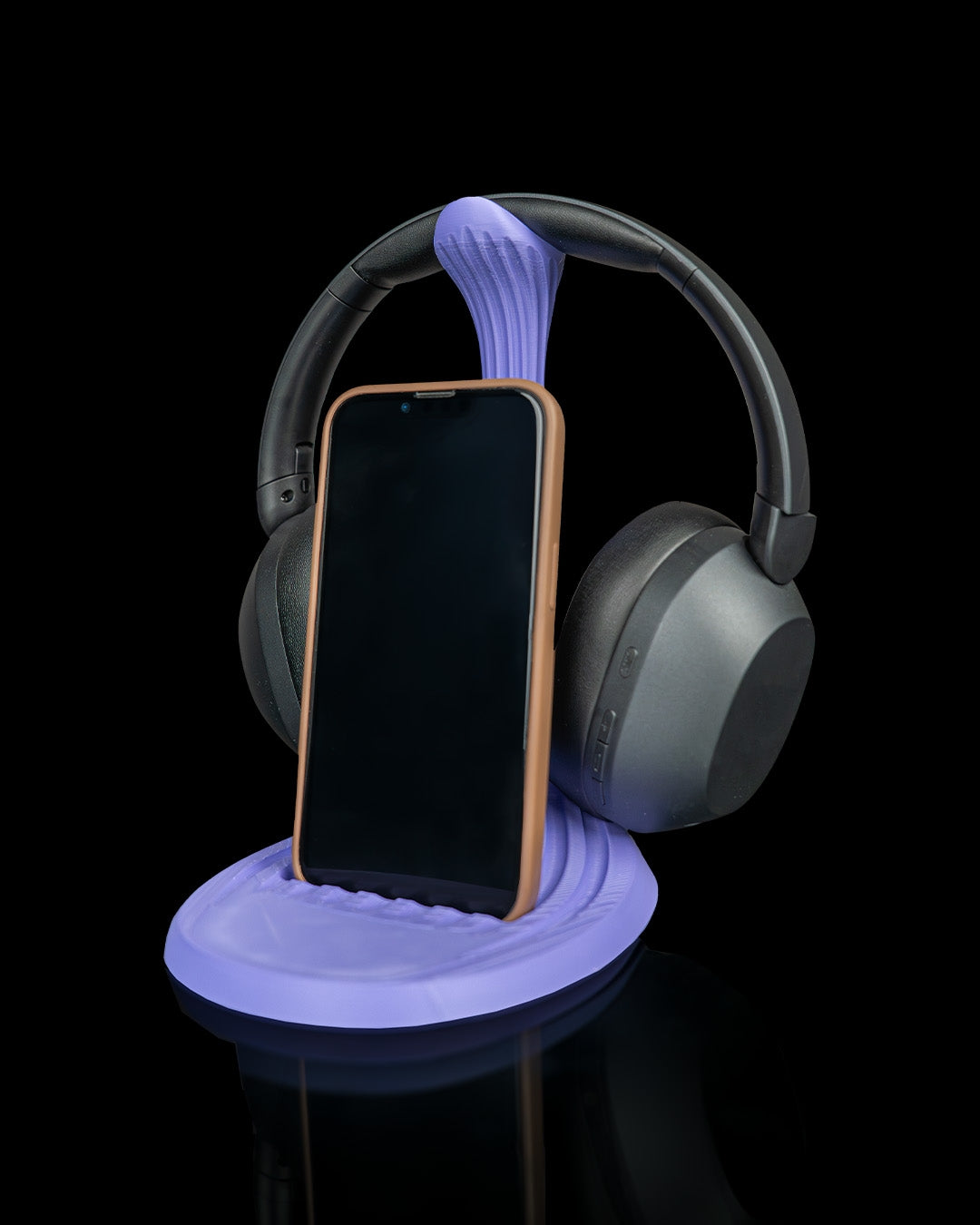 Flow Stand — Headset & Phone Holder