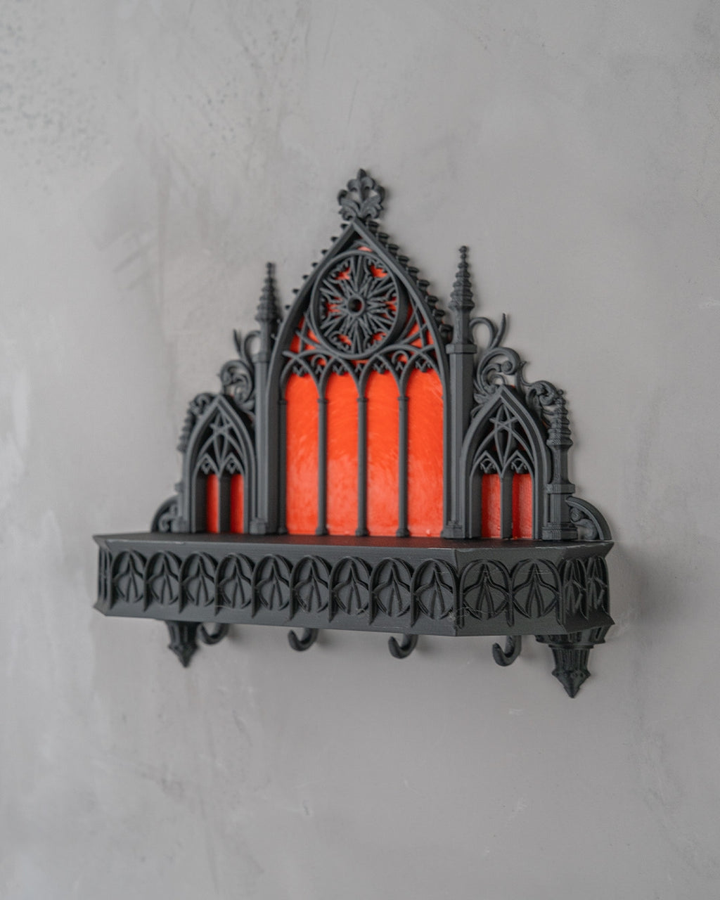 Sanctuary Key Holder — Gothic Cathedral FDM Print