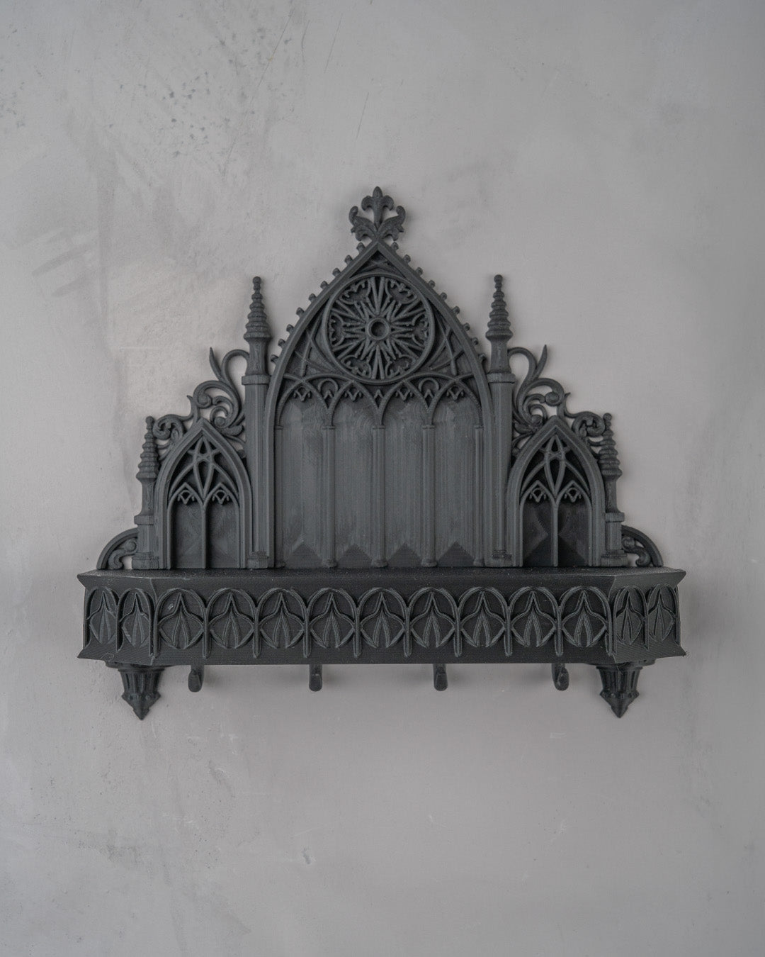 Sanctuary Key Holder — Gothic Cathedral FDM Print