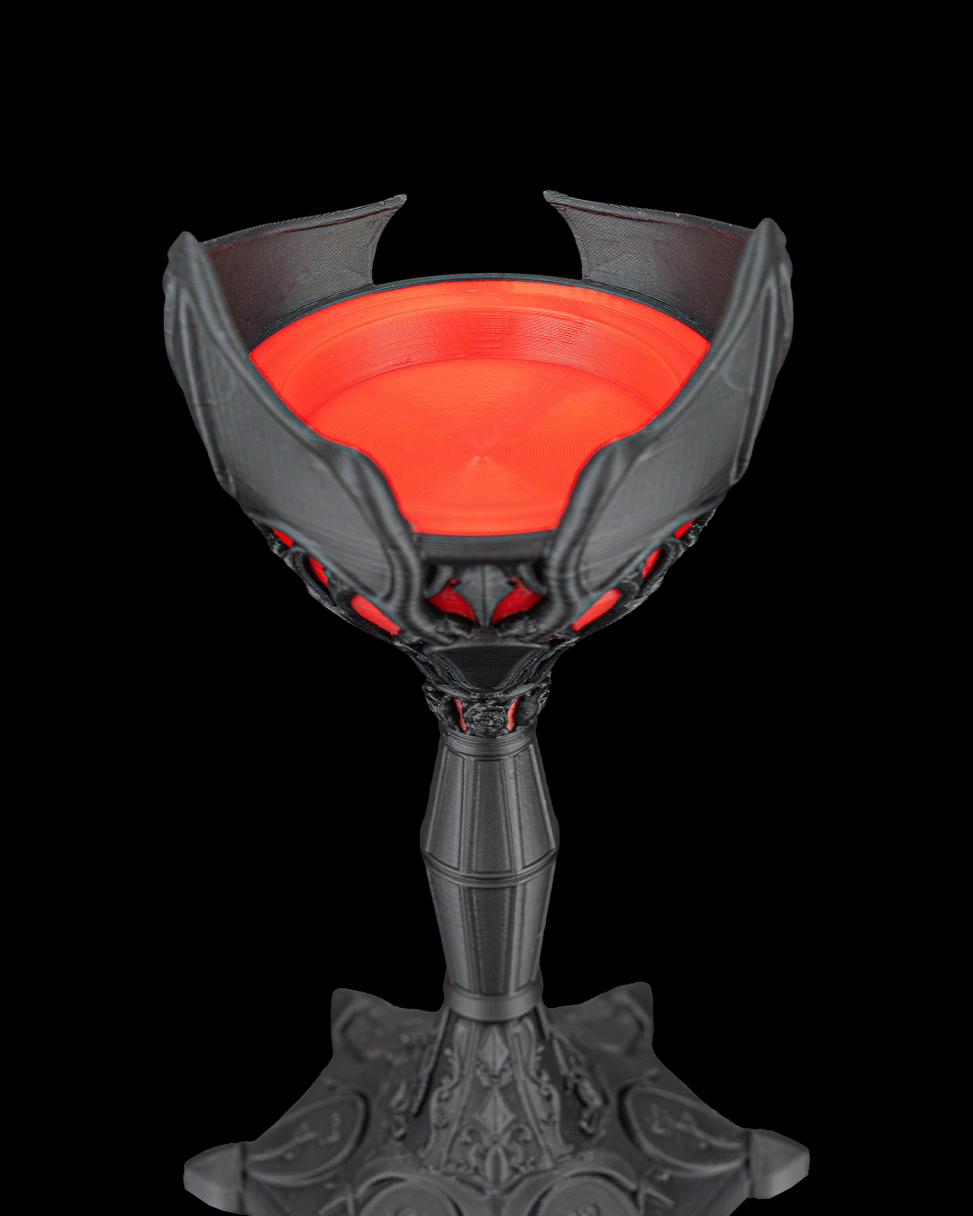 Dark Chalice — Gothic Candle Holder | FDM Print