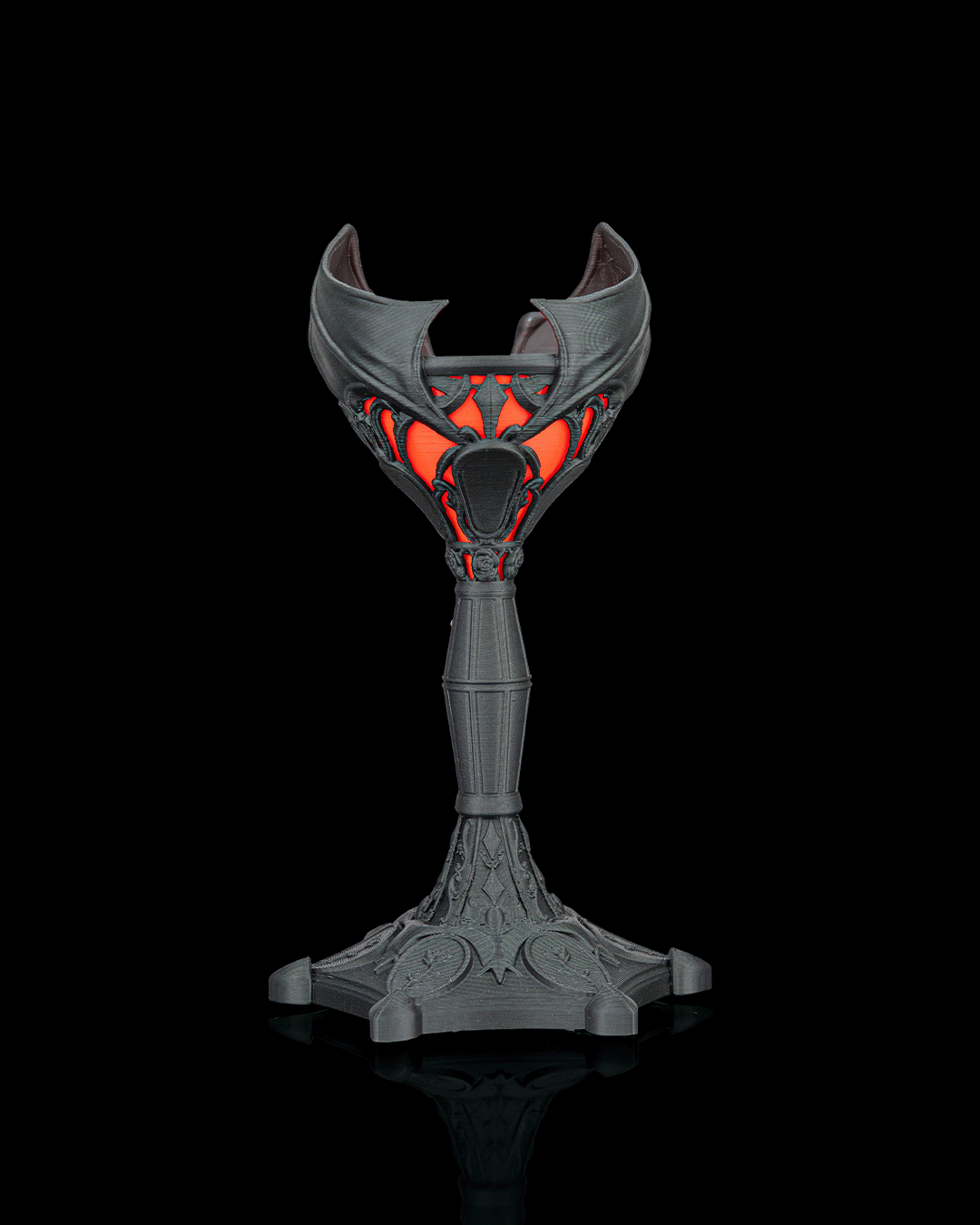 Dark Chalice — Gothic Candle Holder | FDM Print