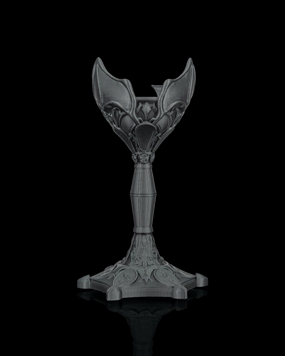 Dark Chalice — Gothic Candle Holder | FDM Print