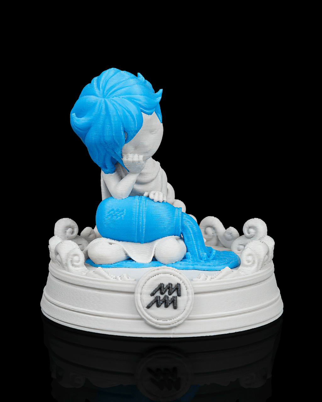 Aquarius Charm — Charms | FDM Print | Collectible Art