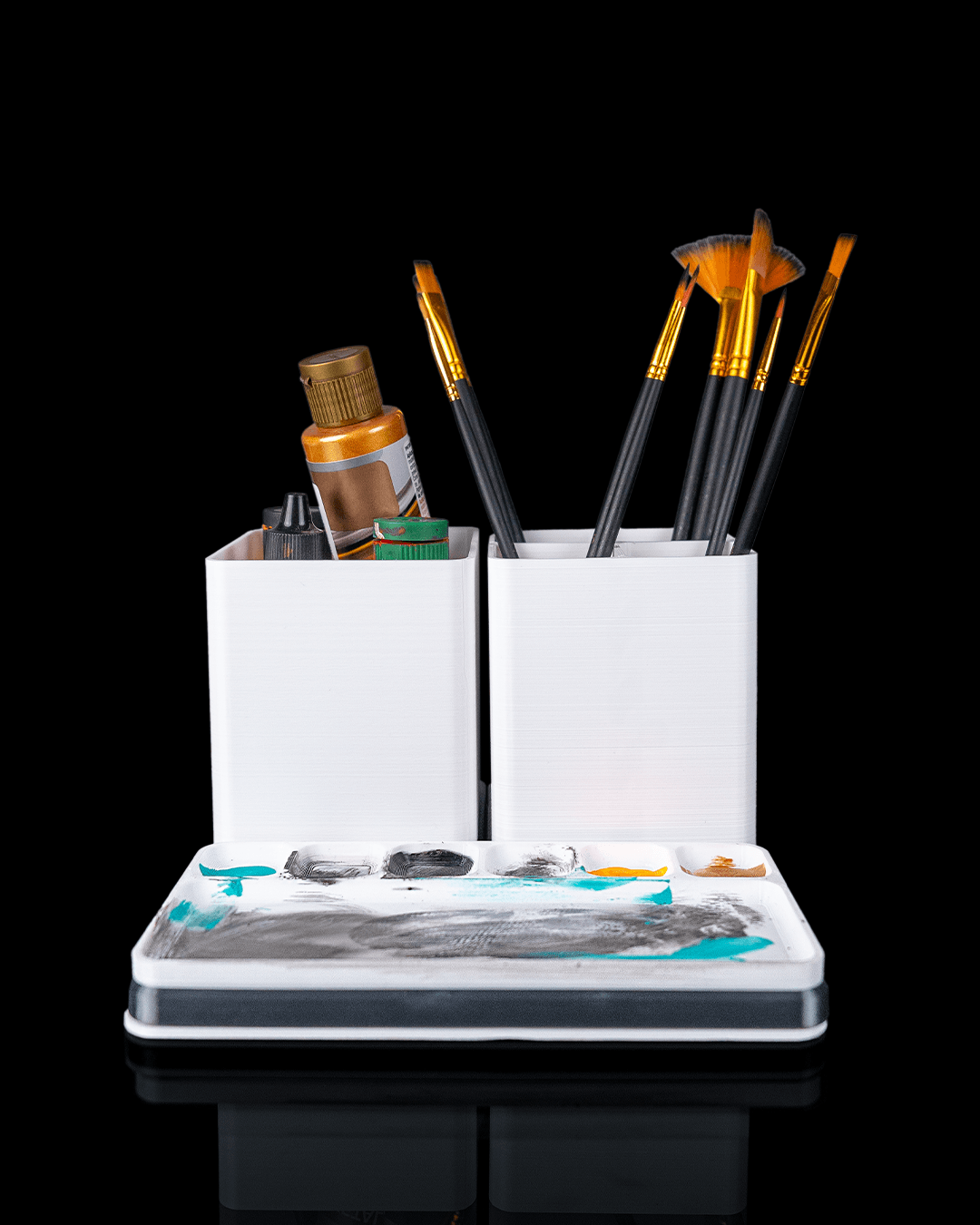 Artist's Bench Organizer & Palette — Desk Accessories | FDM Print