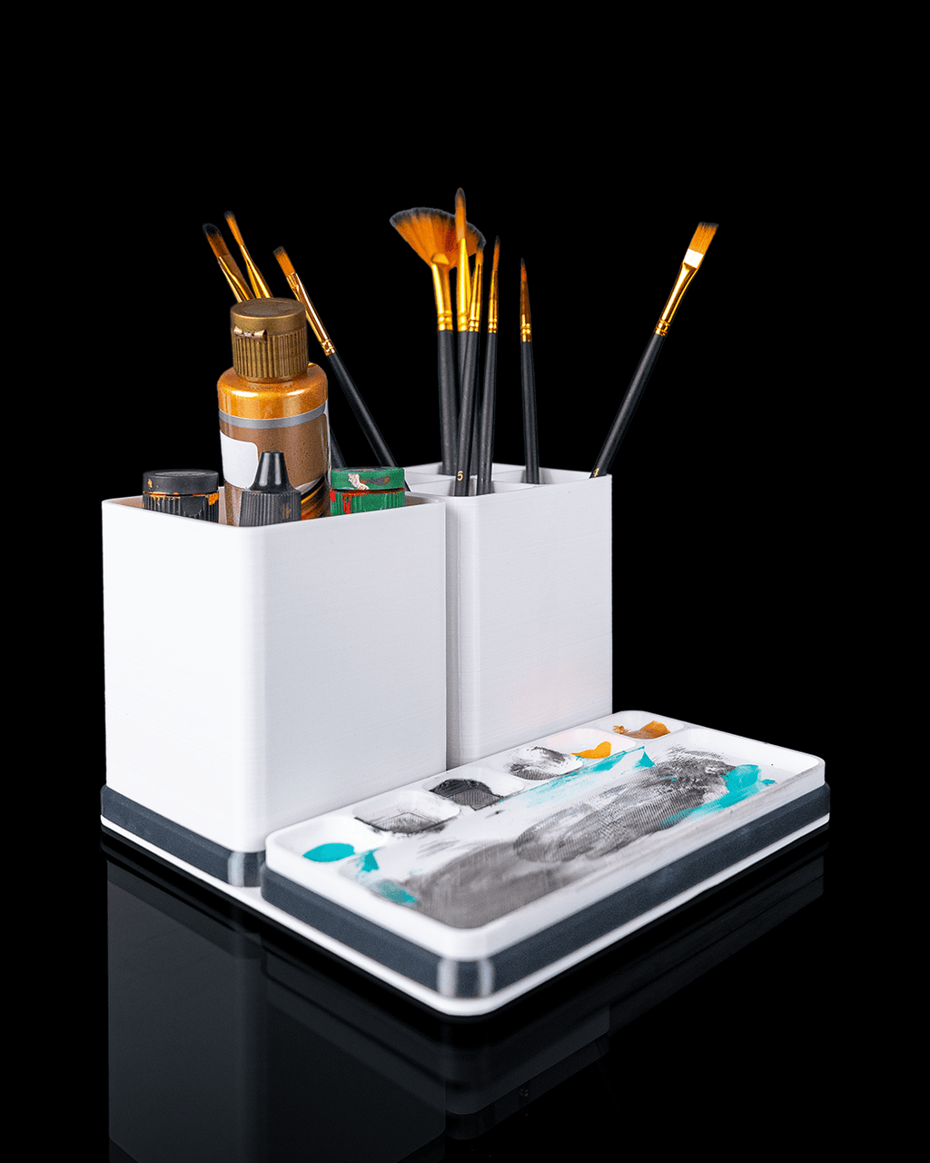 Artist's Bench Organizer & Palette — Desk Accessories | FDM Print