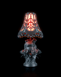 Black Heart Lamp and Lampshade | FDM Print | Functional Art