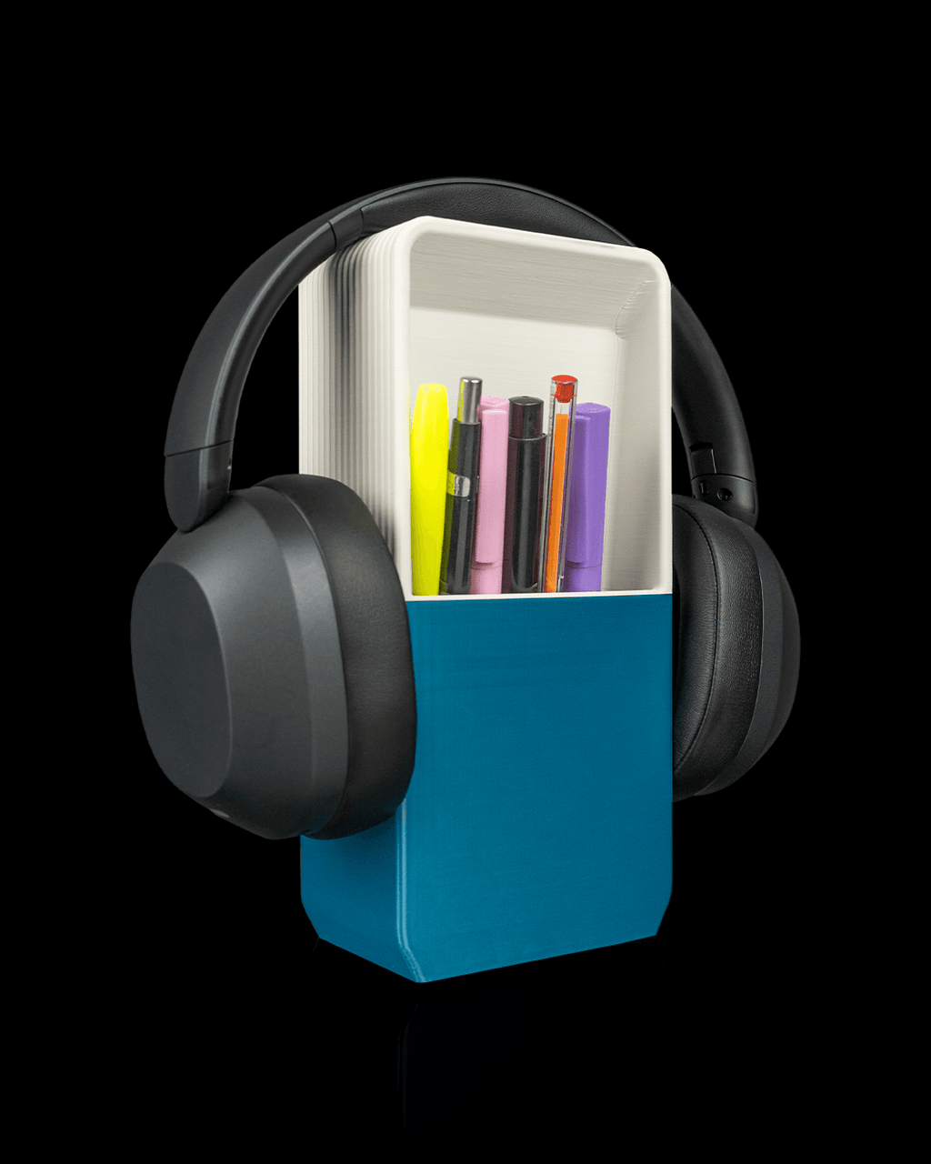 Block Hub — Triple-Purpose Desk Organiser | FDM Print