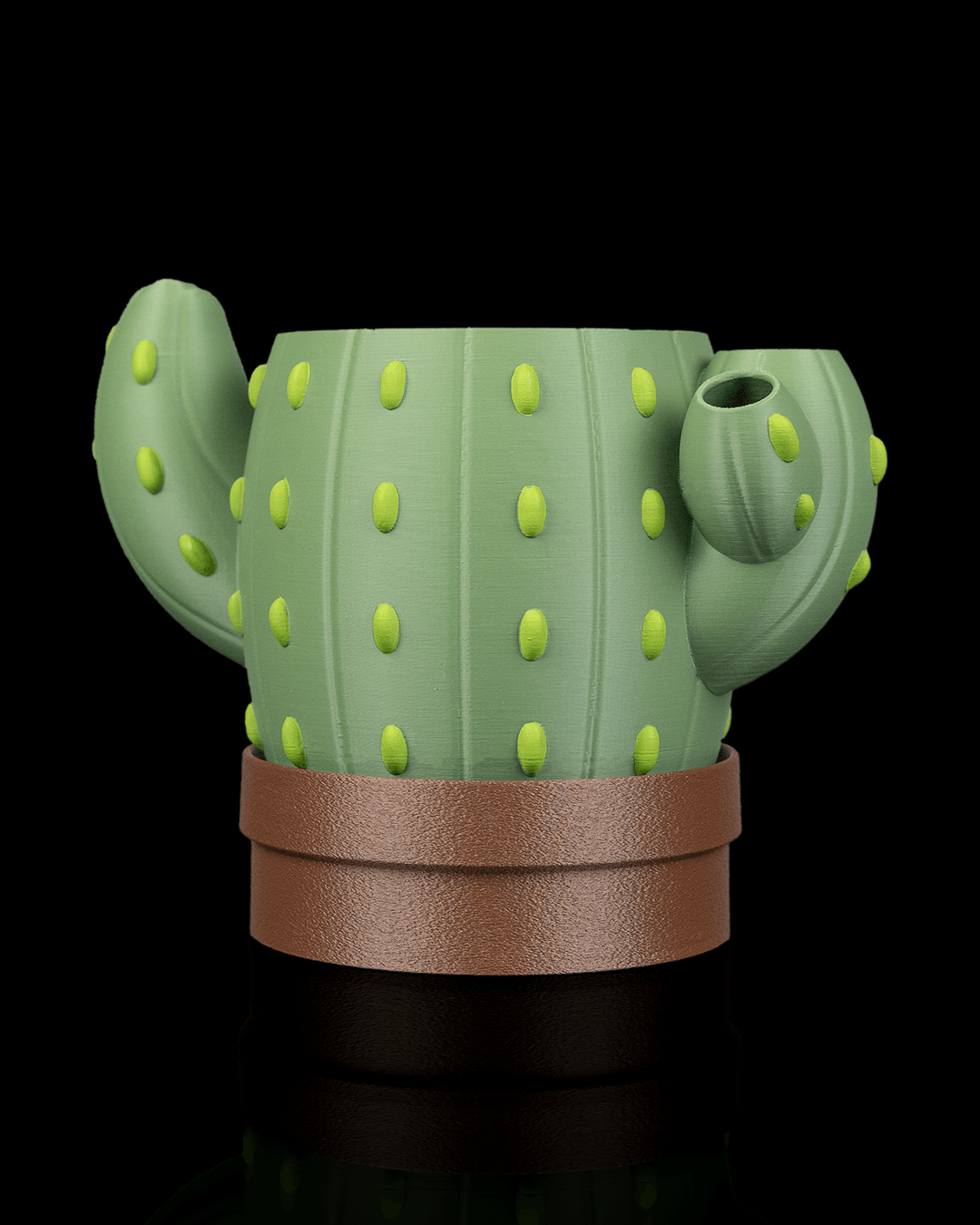 Bloom Signal Planter — Water Level Indicator Cactus Planter | FDM Print