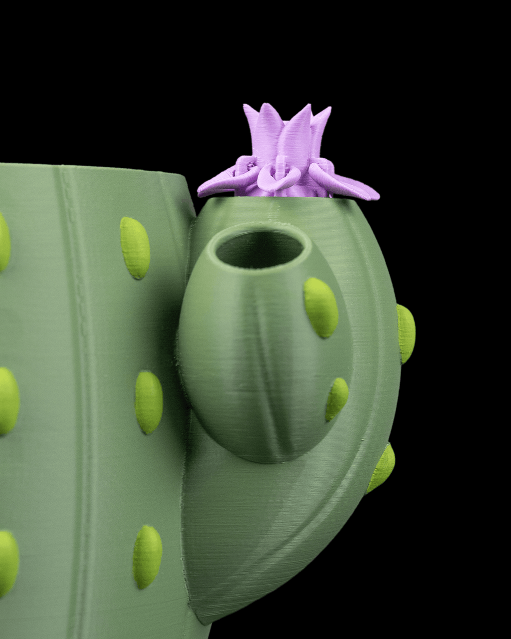 Bloom Signal Planter — Water Level Indicator Cactus Planter | FDM Print