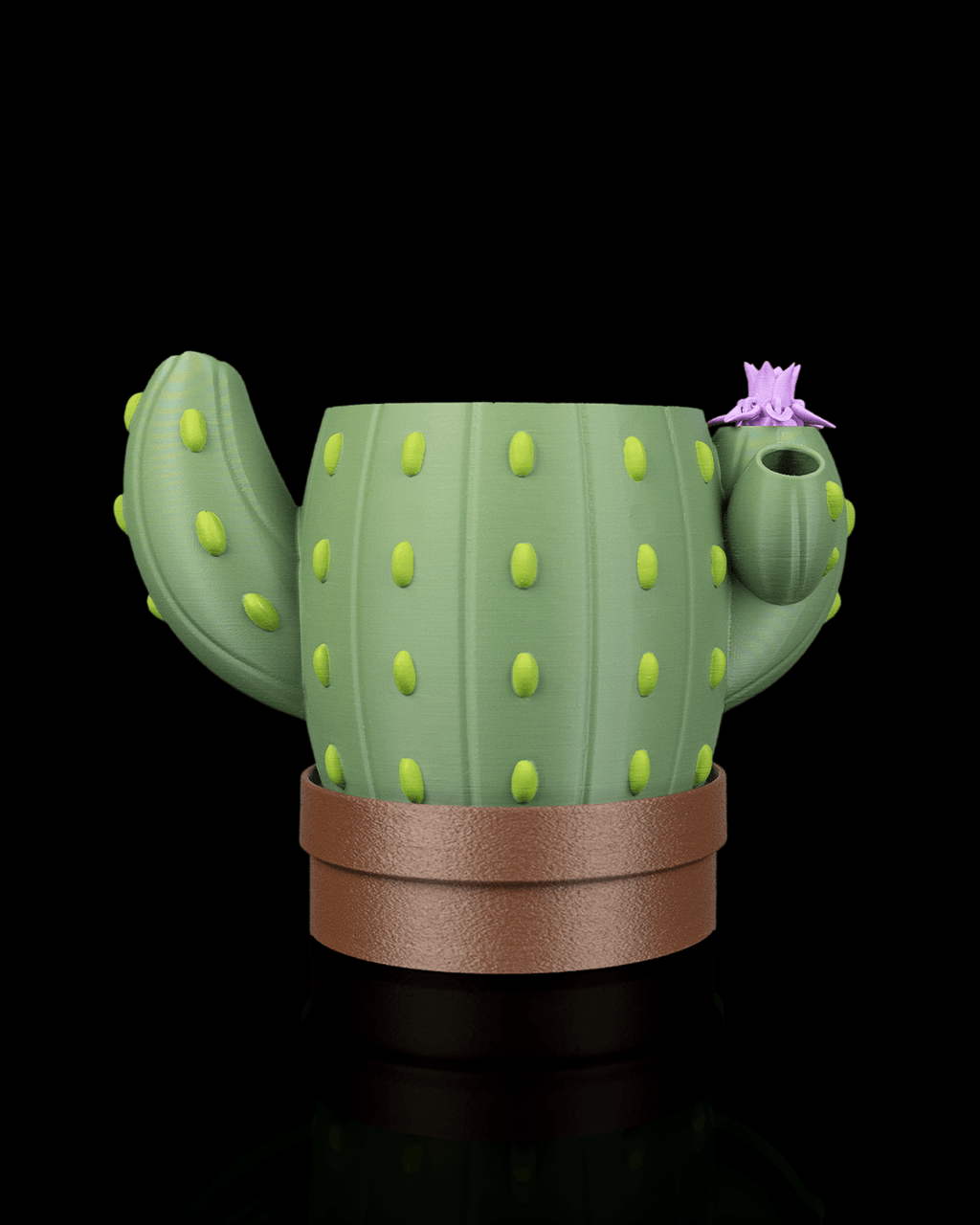 Bloom Signal Planter — Water Level Indicator Cactus Planter | FDM Print