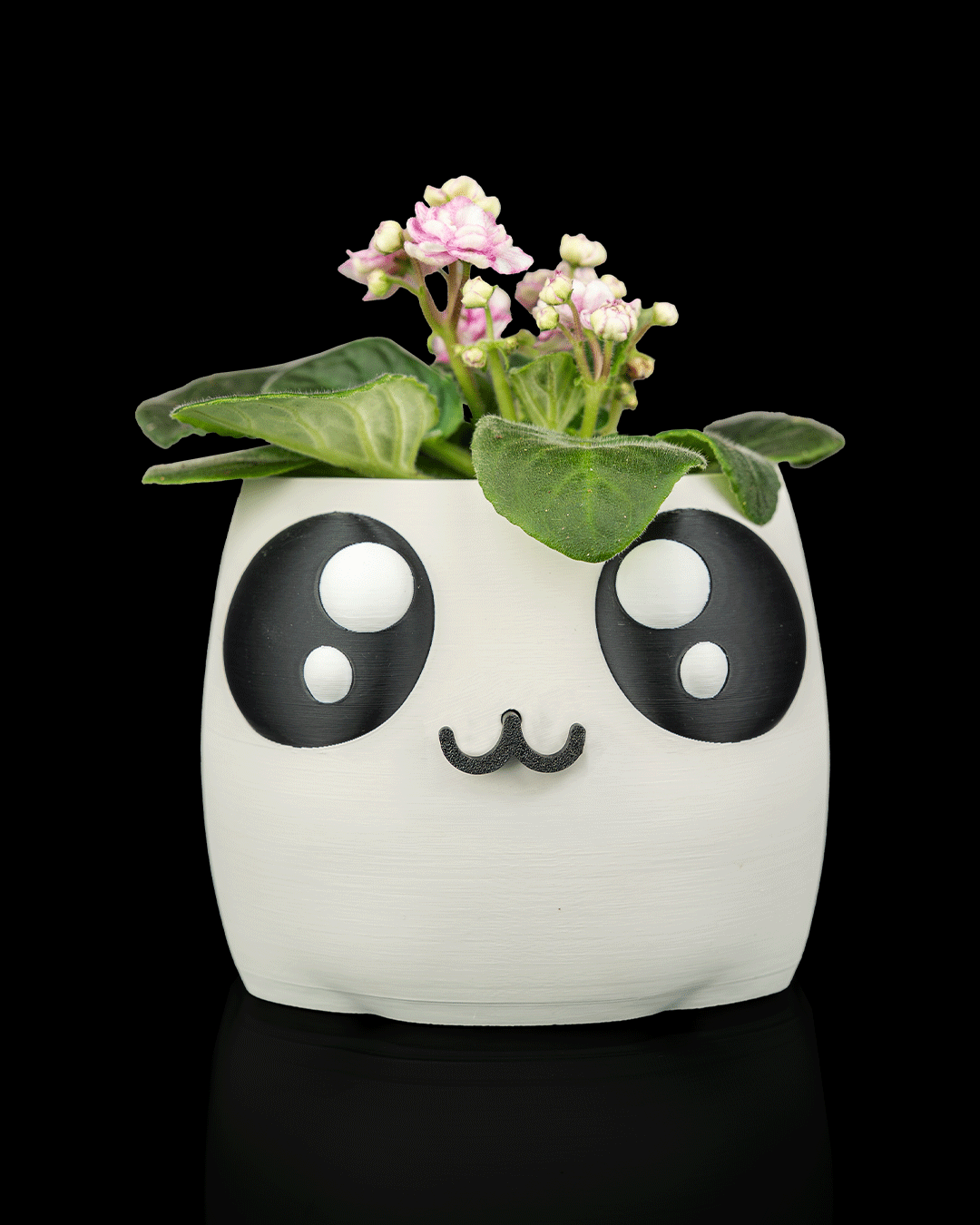 Bloop Face Planter — Mechanical Mouth Character Planter | FDM Print