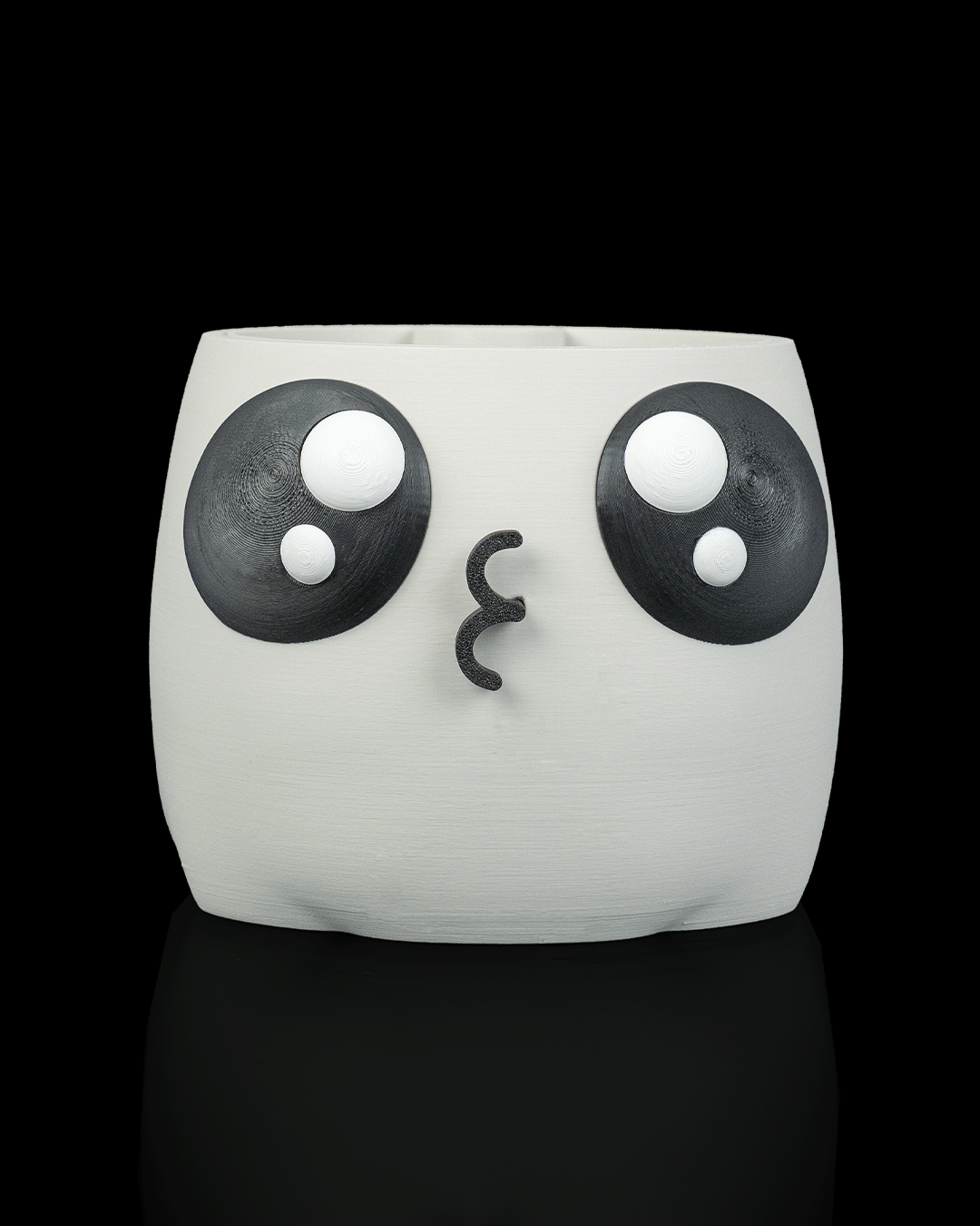 Bloop Face Planter — Mechanical Mouth Character Planter | FDM Print