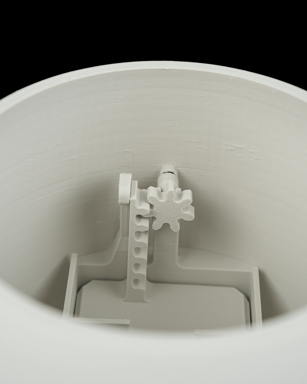 Bloop Face Planter — Mechanical Mouth Character Planter | FDM Print