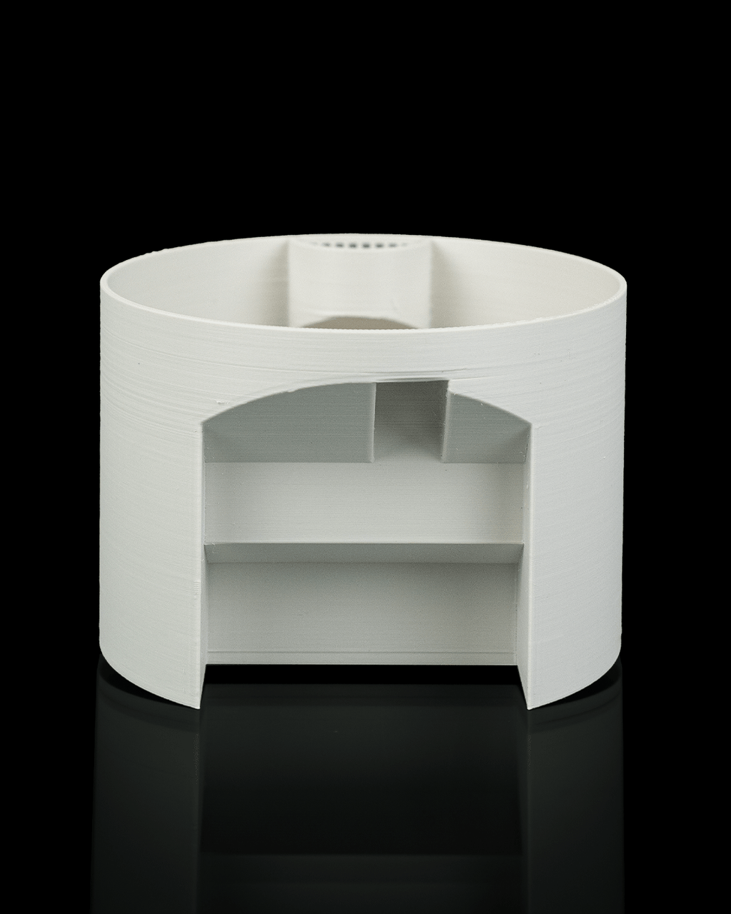 Bloop Face Planter — Mechanical Mouth Character Planter | FDM Print