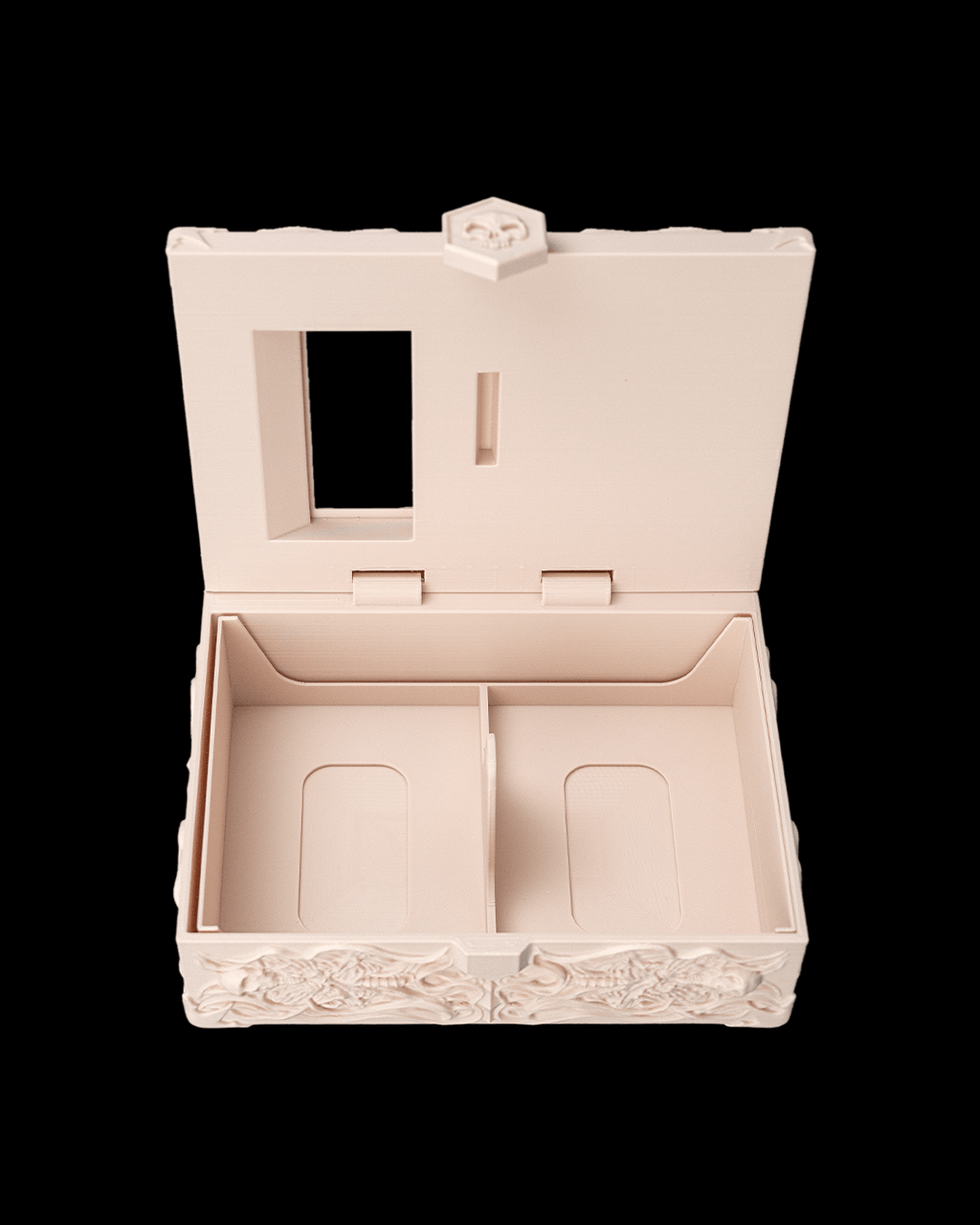 Bone Carving — Commander Deck Box | FDM Print | Functional Art