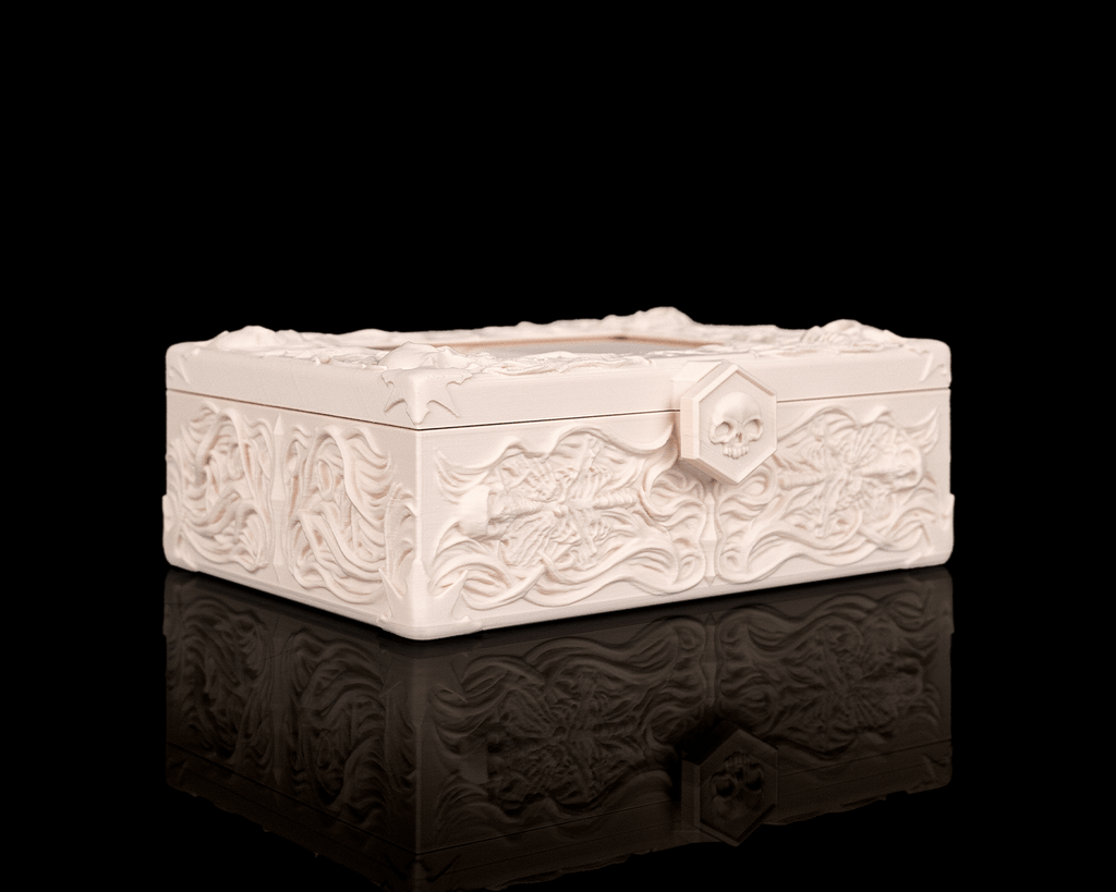 Bone Carving — Commander Deck Box | FDM Print | Functional Art