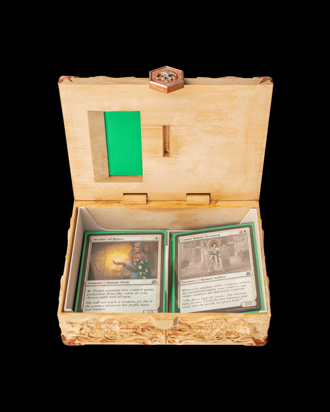 Bone Carving — Commander Deck Box | FDM Print | Functional Art