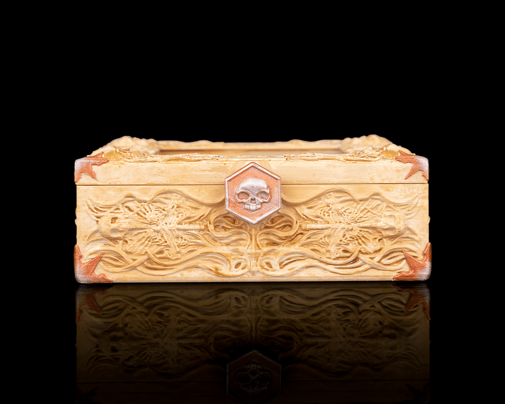 Bone Carving — Commander Deck Box | FDM Print | Functional Art