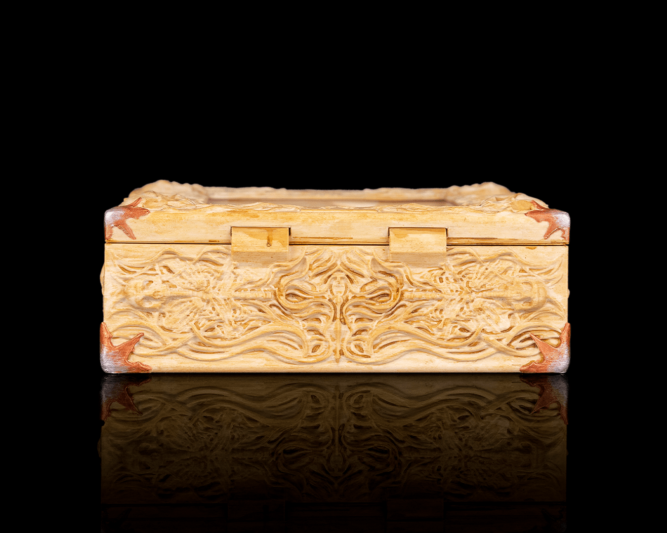 Bone Carving — Commander Deck Box | FDM Print | Functional Art