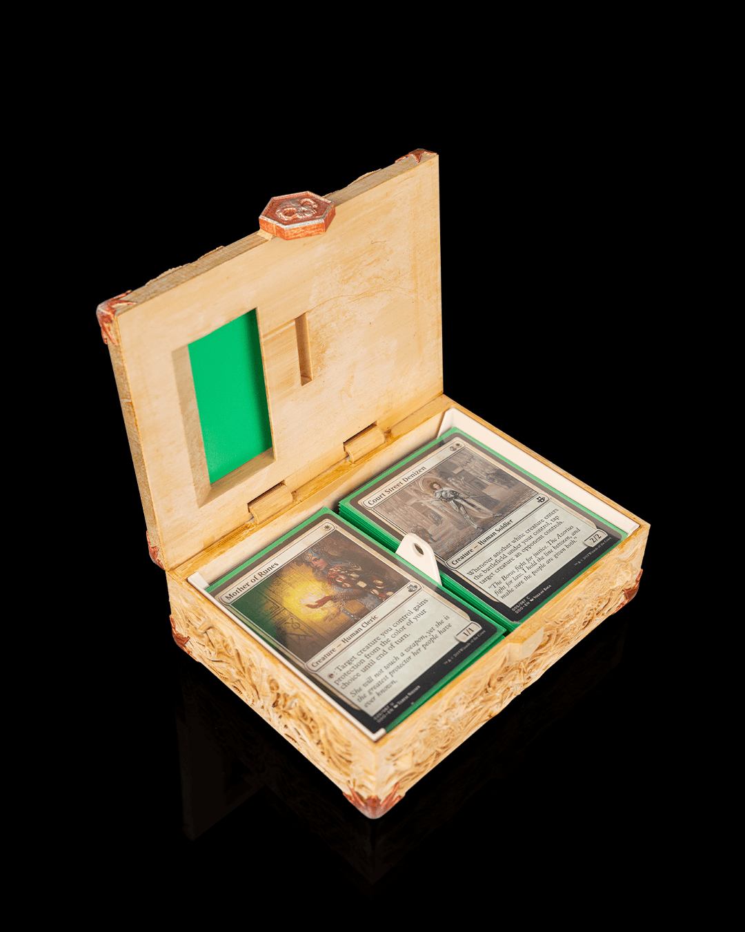 Bone Carving — Commander Deck Box | FDM Print | Functional Art