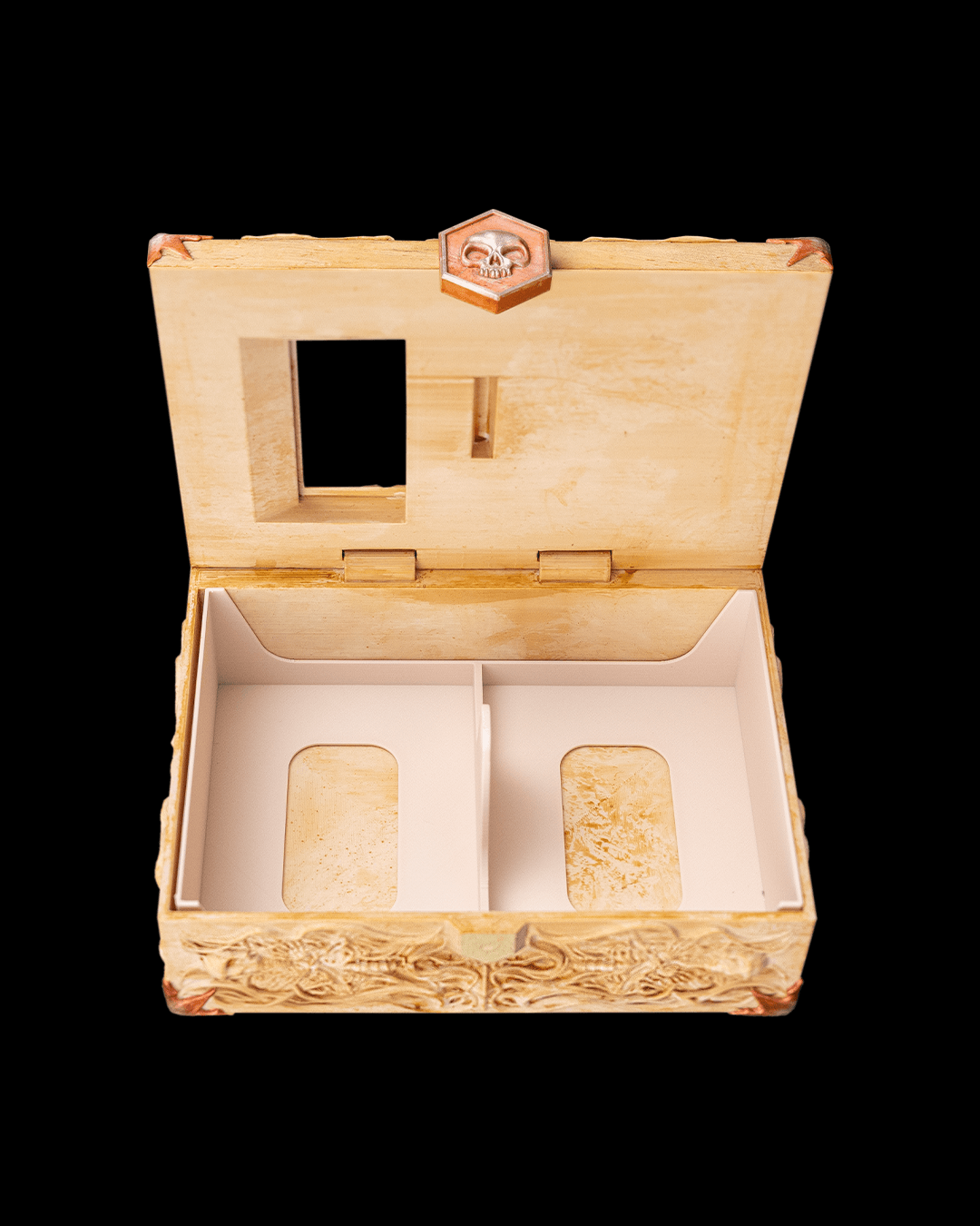 Bone Carving — Commander Deck Box | FDM Print | Functional Art