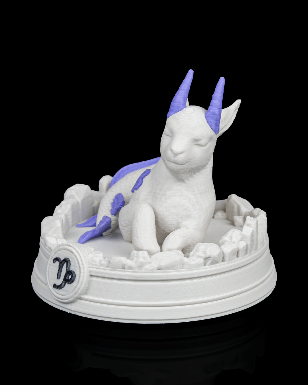 Capricorn Charm — Charms | FDM Print | Collectible Art