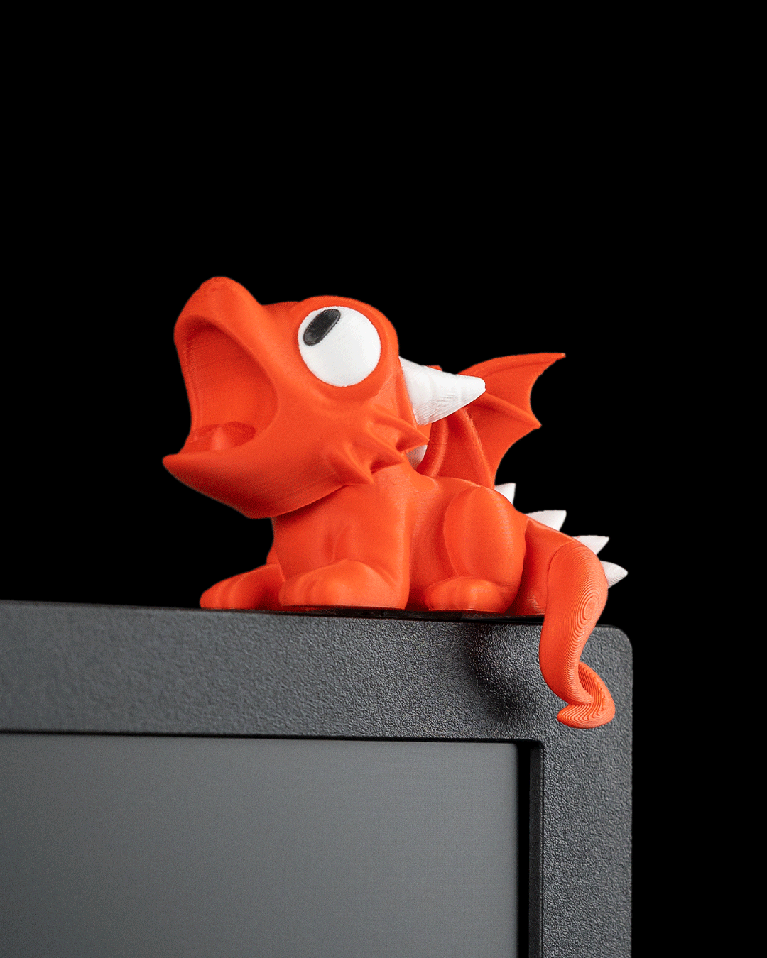 Chompy — Monitor Dragon | Desk Accessories | FDM Print