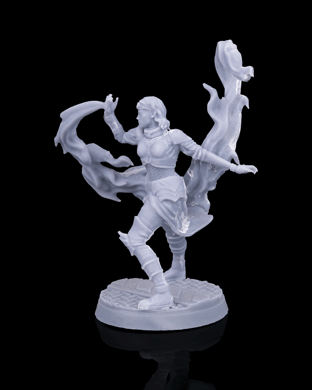 Cinder Sparks — Hero | Tabletop | 32mm Resin Print | Ready to Paint