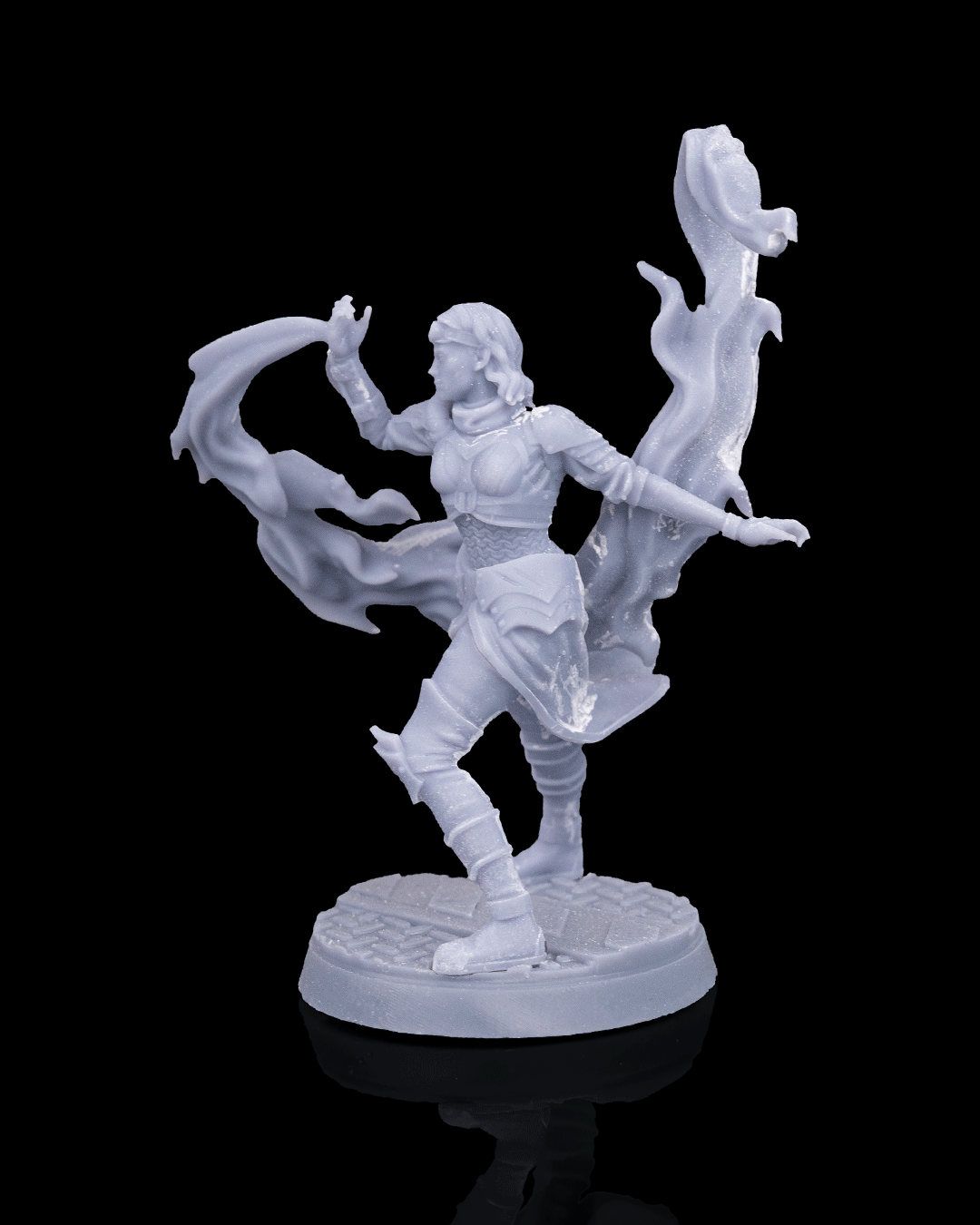 Cinder Sparks — Hero | Tabletop | 32mm Resin Print | Ready to Paint