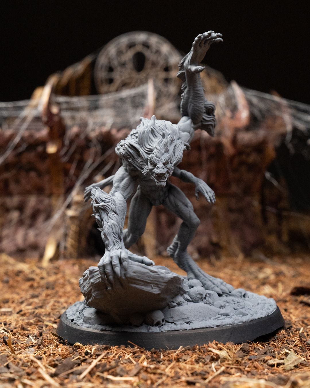The Demongloth — Hell-Queen's Crossbreed | 32mm Resin Print | Ready to Paint