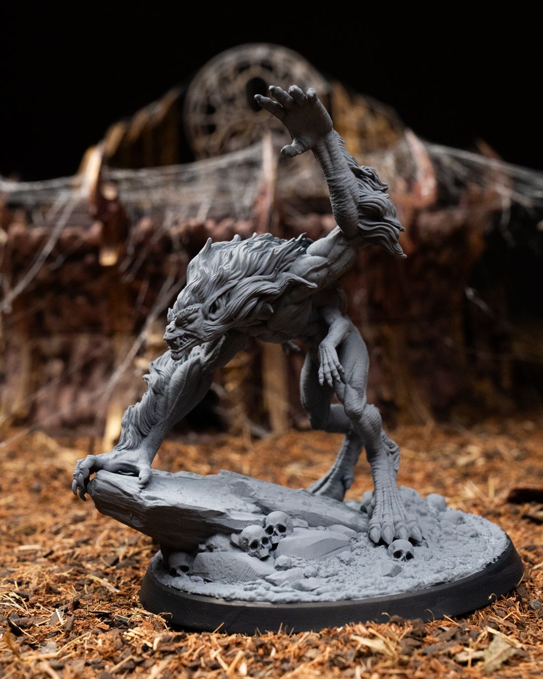 The Demongloth — Hell-Queen's Crossbreed | 32mm Resin Print | Ready to Paint