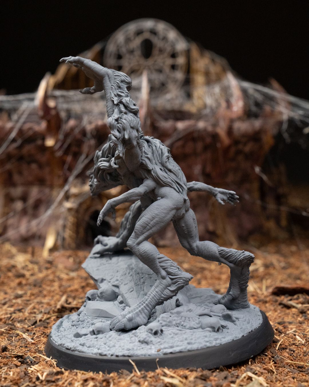 The Demongloth — Hell-Queen's Crossbreed | 32mm Resin Print | Ready to Paint