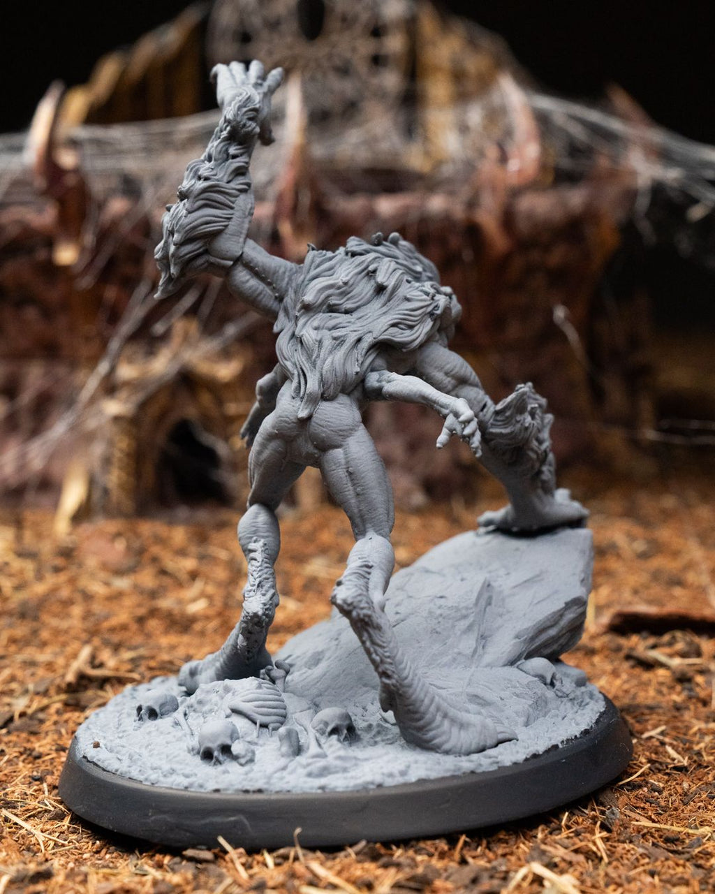 The Demongloth — Hell-Queen's Crossbreed | 32mm Resin Print | Ready to Paint