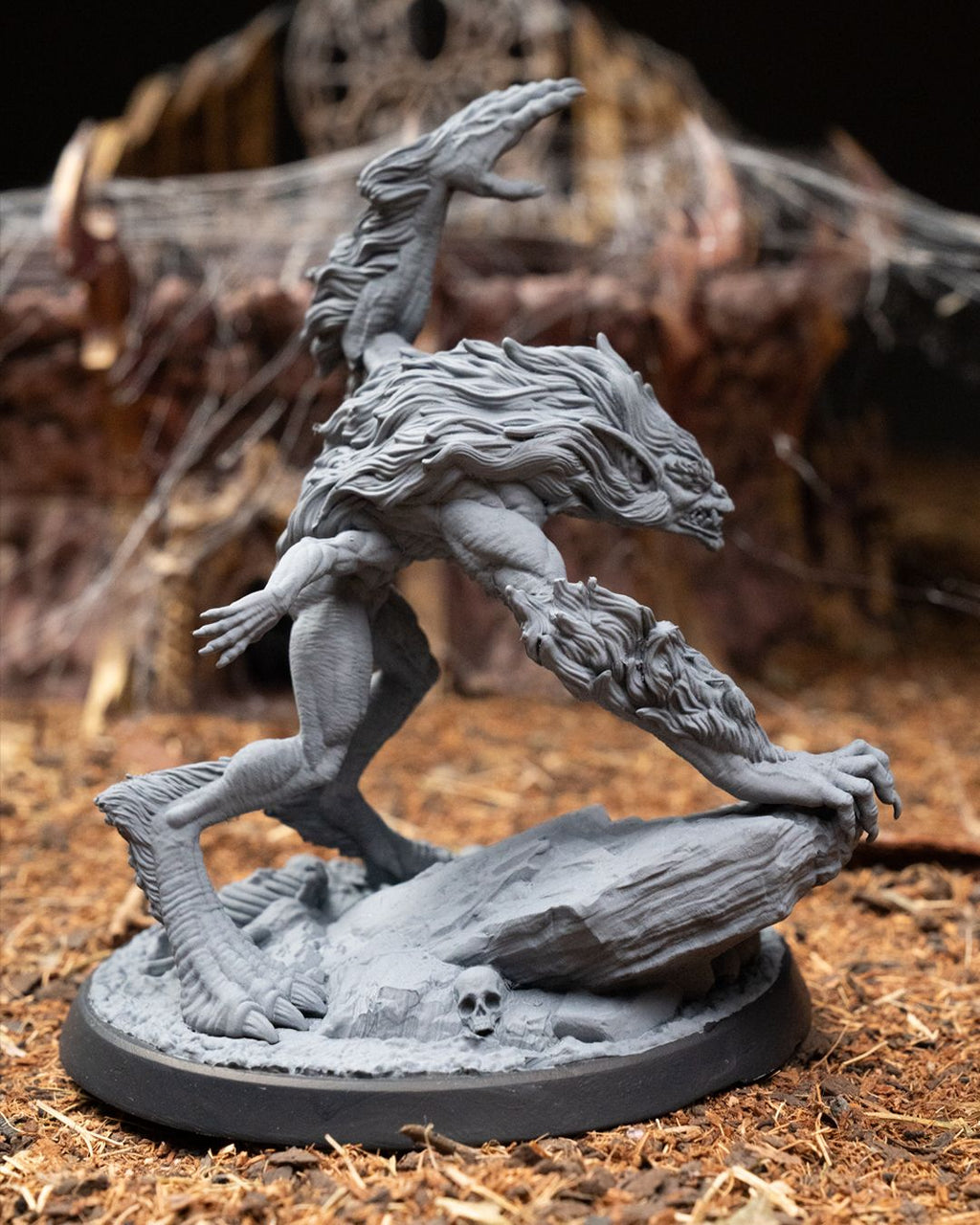The Demongloth — Hell-Queen's Crossbreed | 32mm Resin Print | Ready to Paint