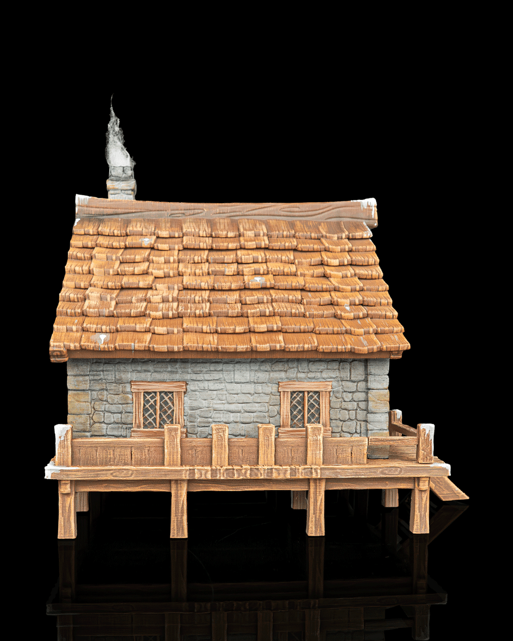 Dockside Cottage — Terrain | FDM Print | Waterfront Building