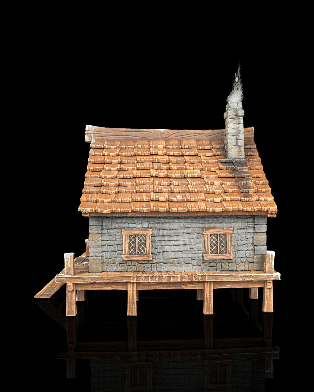 Dockside Cottage — Terrain | FDM Print | Waterfront Building