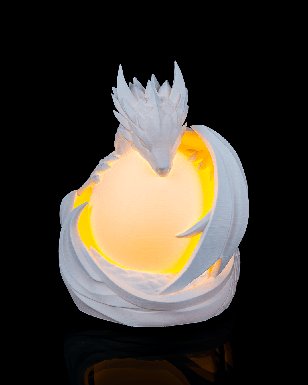 Dragon Sphere Table Lamp - LED Tea Light Included