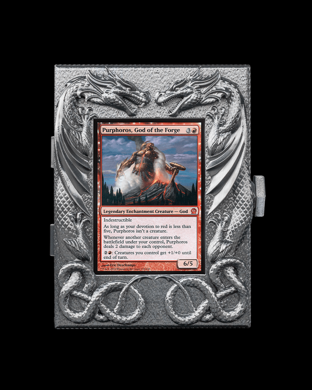Dragon's Vault — Commander Deck Box | FDM Print | Functional Art