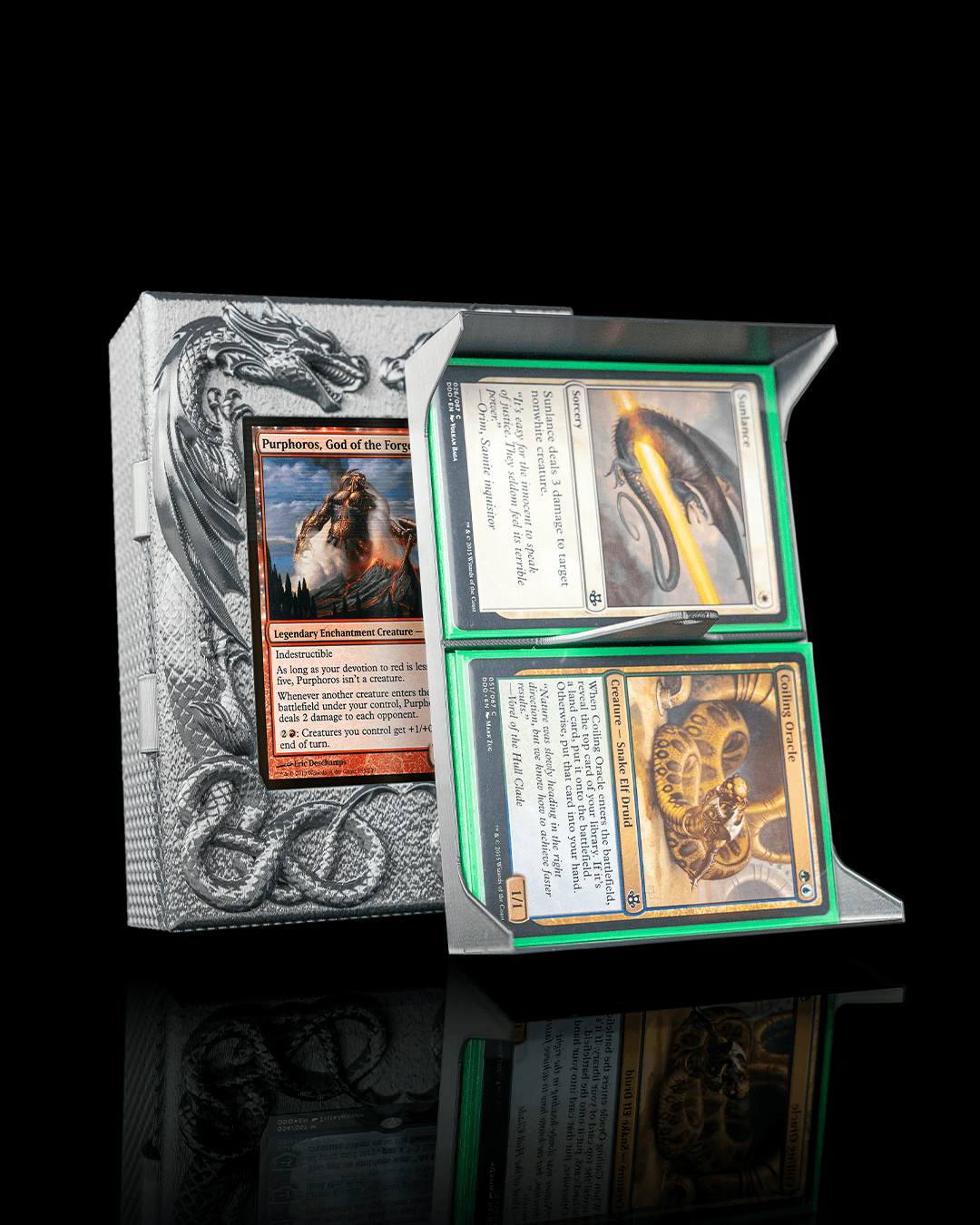 Dragon's Vault — Commander Deck Box | FDM Print | Functional Art