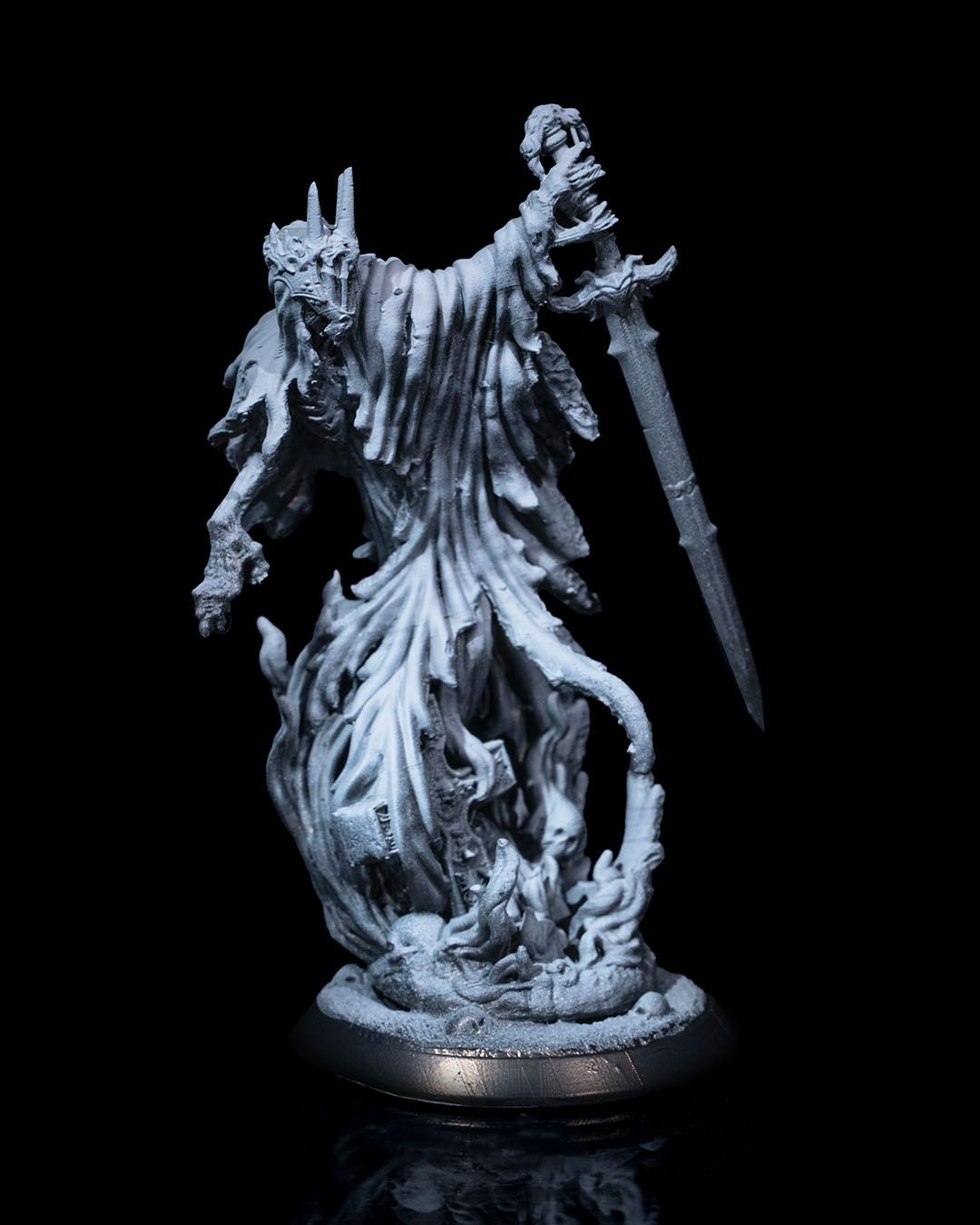 Ghost of Mortamath — Risen Soul Miniature | 32mm Resin Print | Ready to Paint