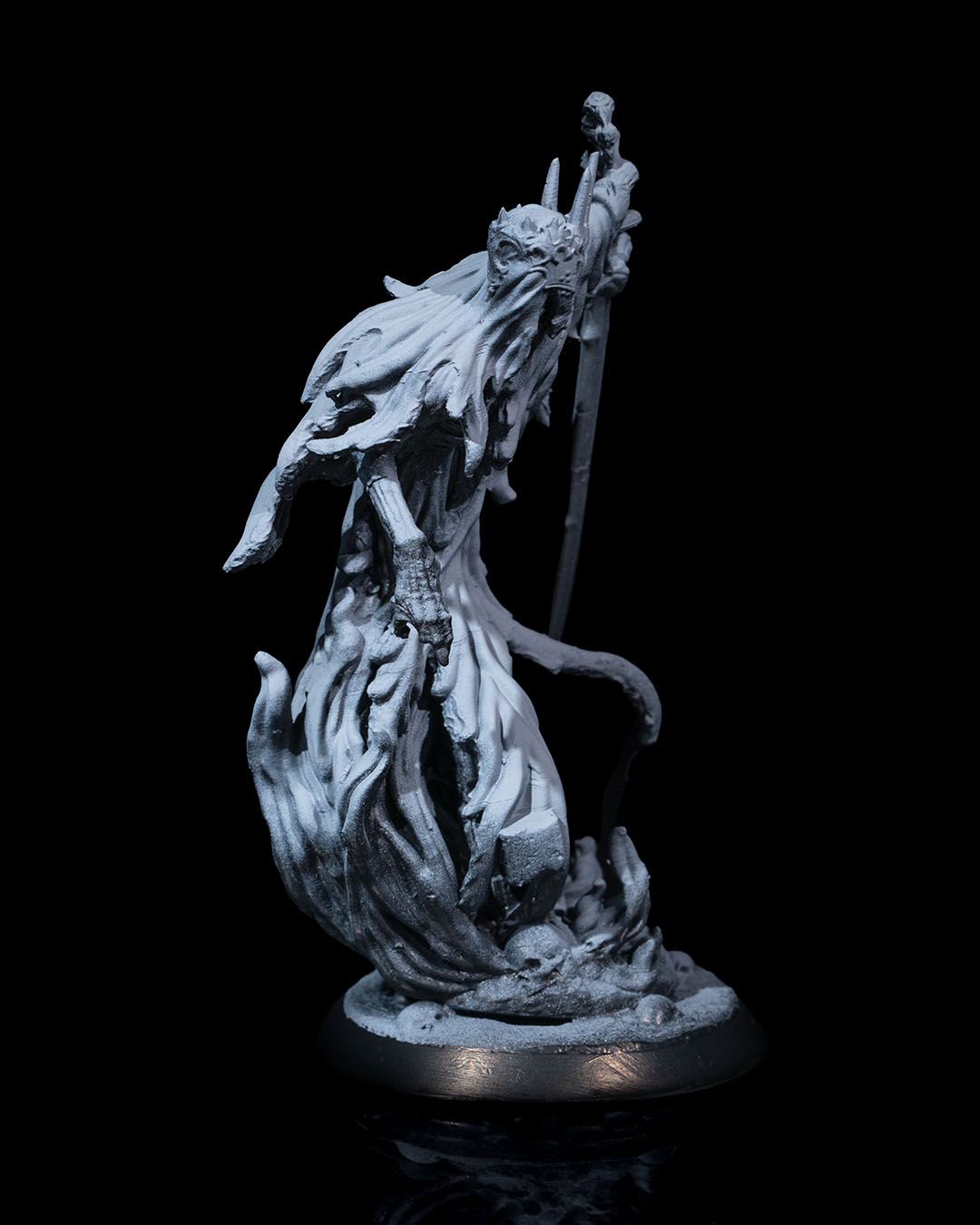 Ghost of Mortamath — Risen Soul Miniature | 32mm Resin Print | Ready to Paint