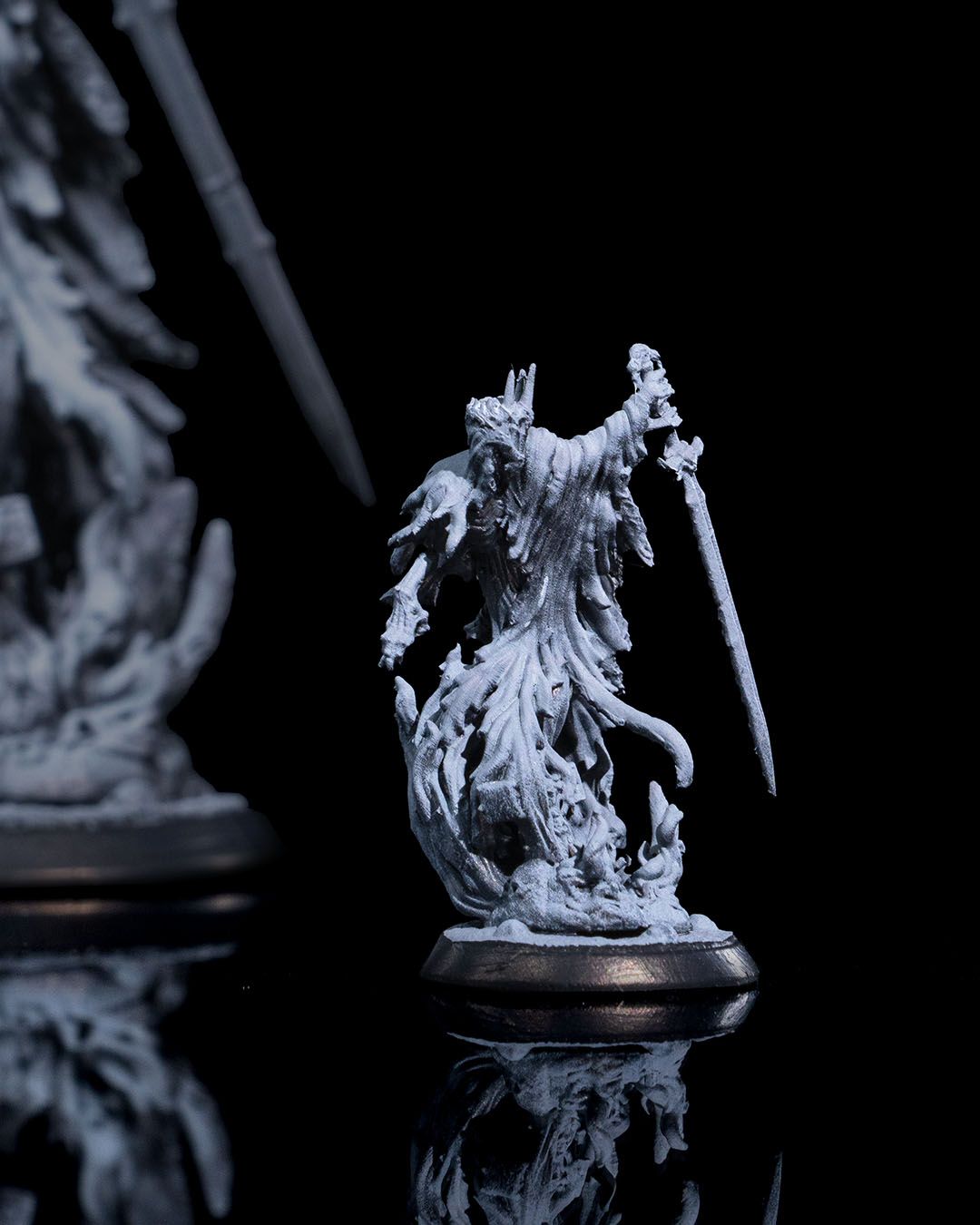 Ghost of Mortamath — Risen Soul Miniature | 32mm Resin Print | Ready to Paint