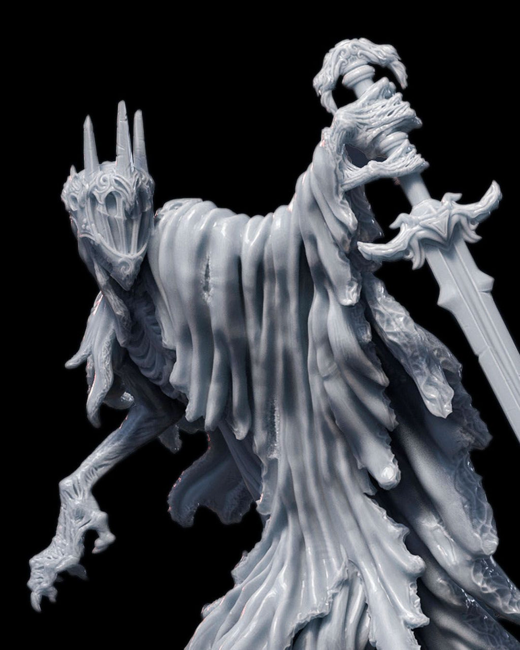 Ghost of Mortamath — Risen Soul Miniature | 32mm Resin Print | Ready to Paint