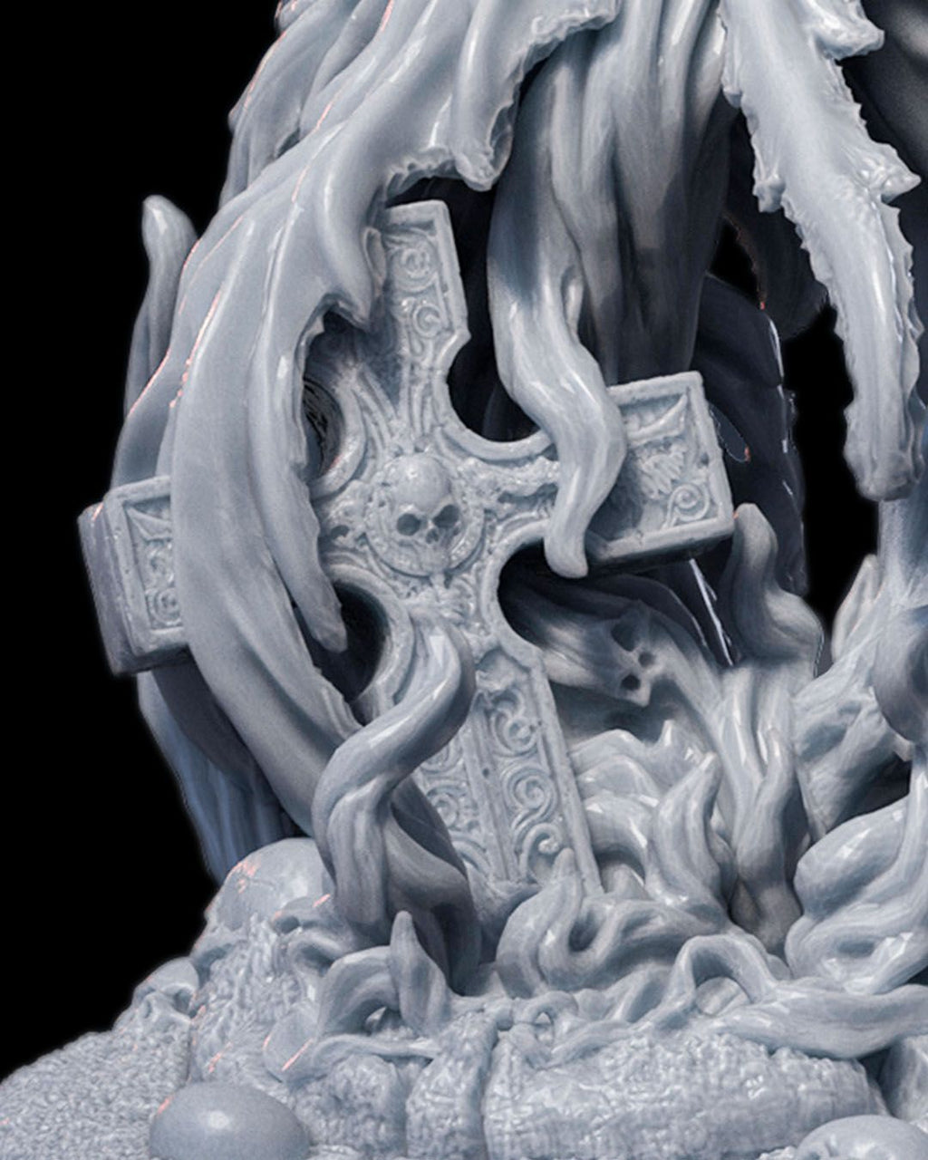 Ghost of Mortamath — Risen Soul Miniature | 32mm Resin Print | Ready to Paint