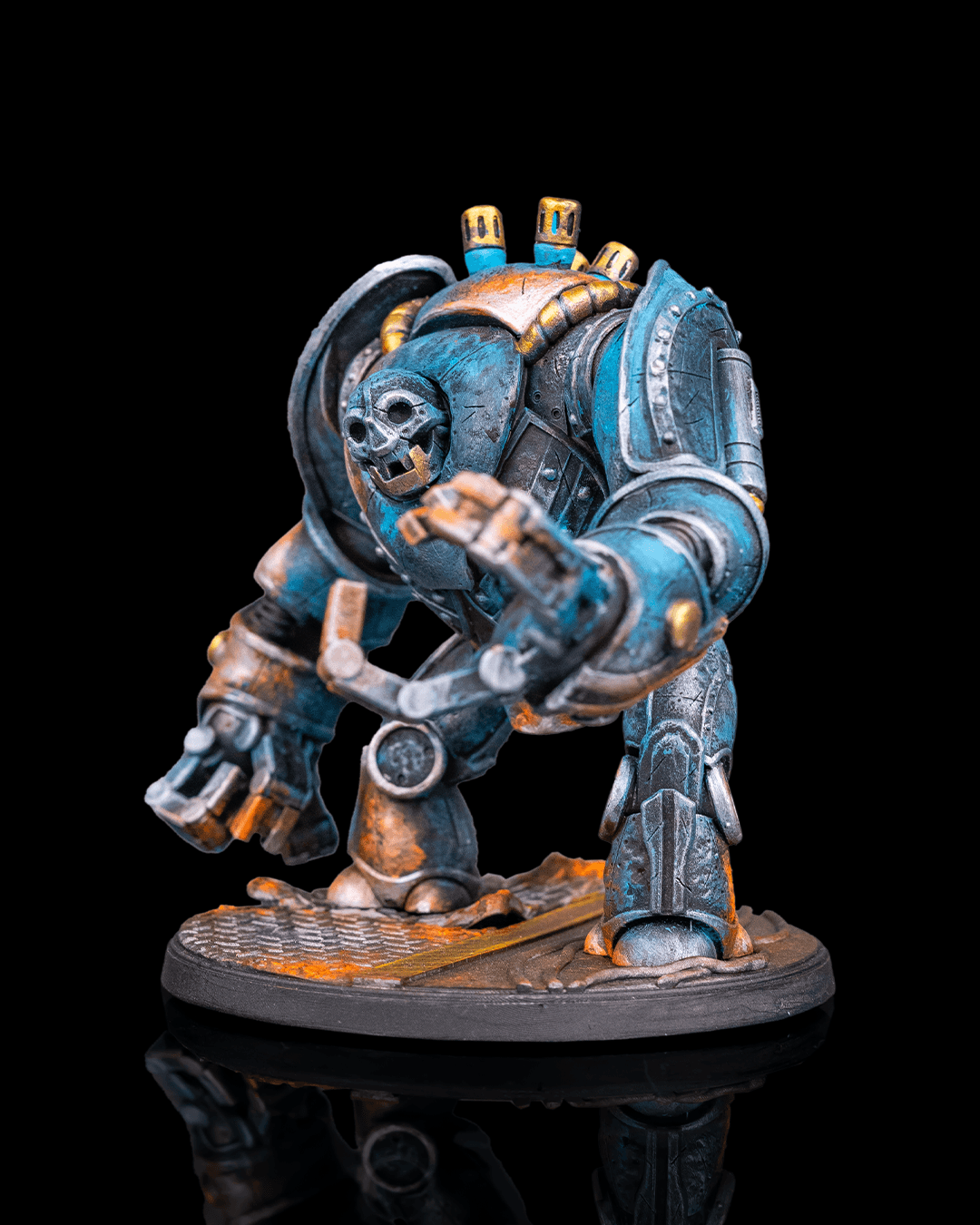 Golden Strider Golem — Tabletop Miniature | 32mm Resin Print | Ready to Paint